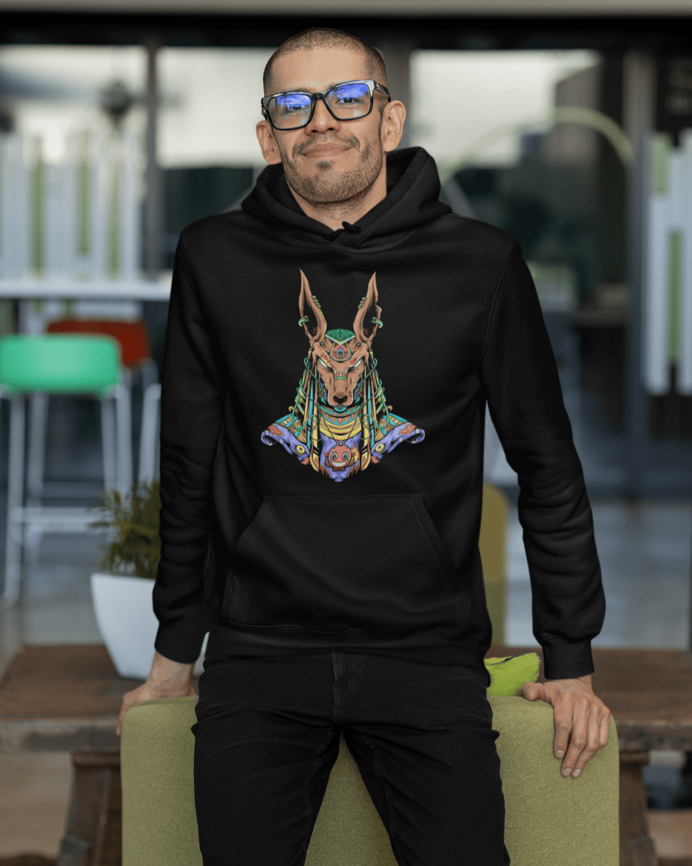 Anubis 2 - Unisex Hoodie || TeeStitch Apparel