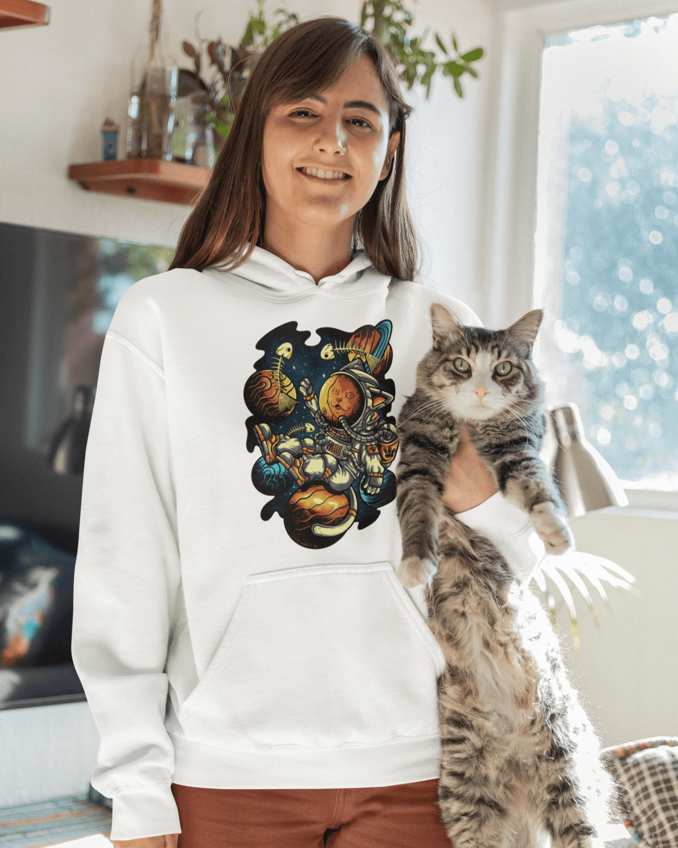Astro Neko - Unisex Hoodie || TeeStitch Apparel