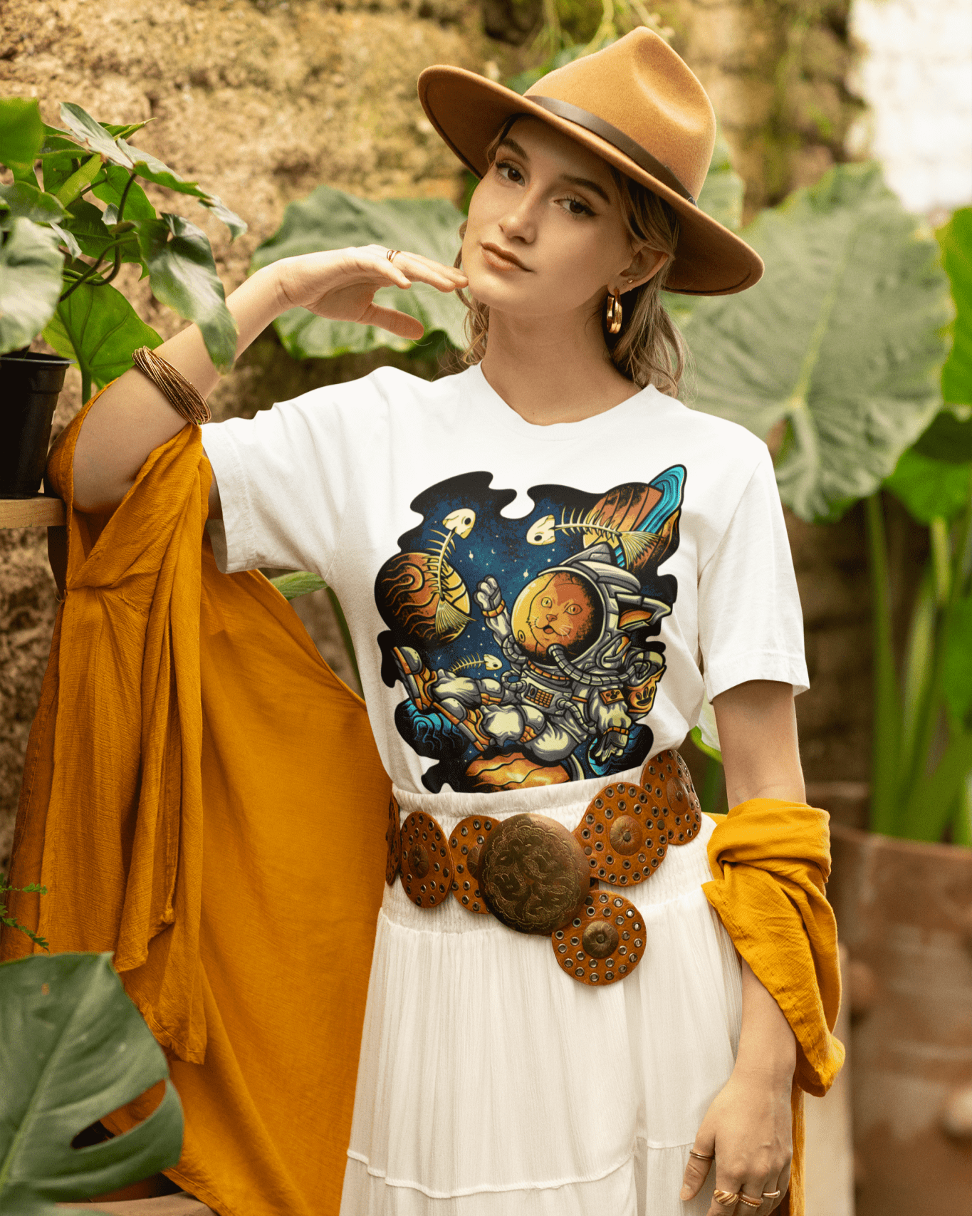Astro Neko - Unisex T-Shirt || TeeStitch Apparel