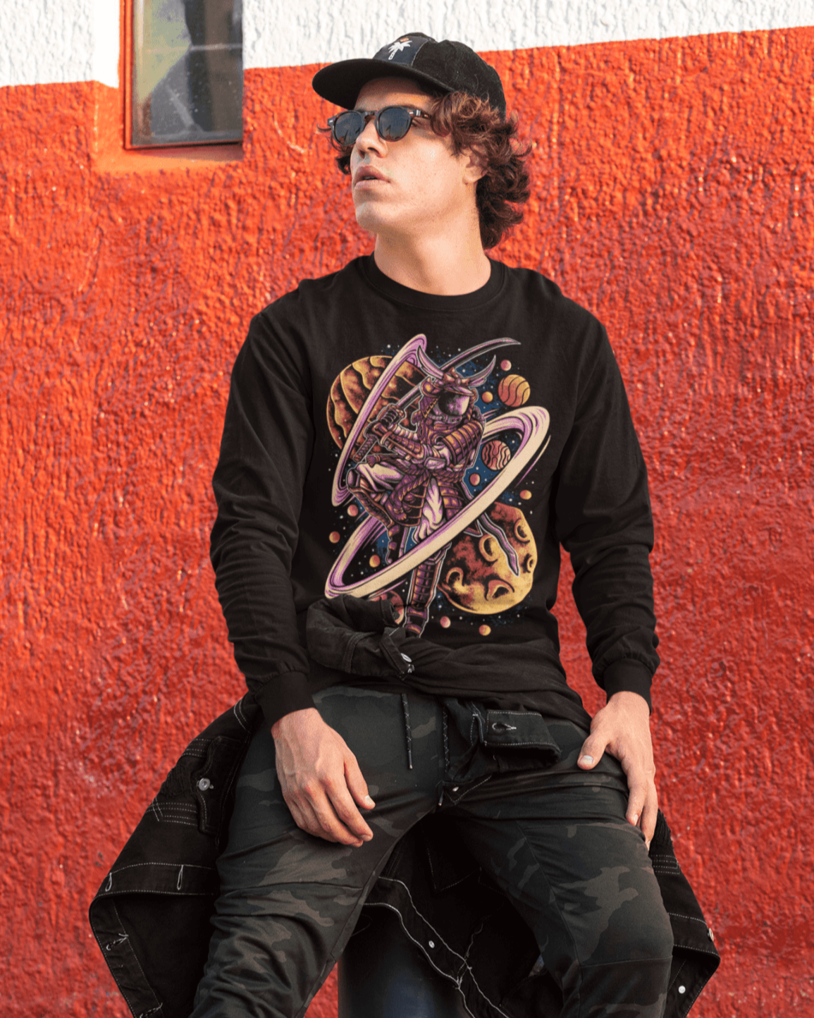 Astro Samurai - Unisex Sweatshirt || TeeStitch Apparel