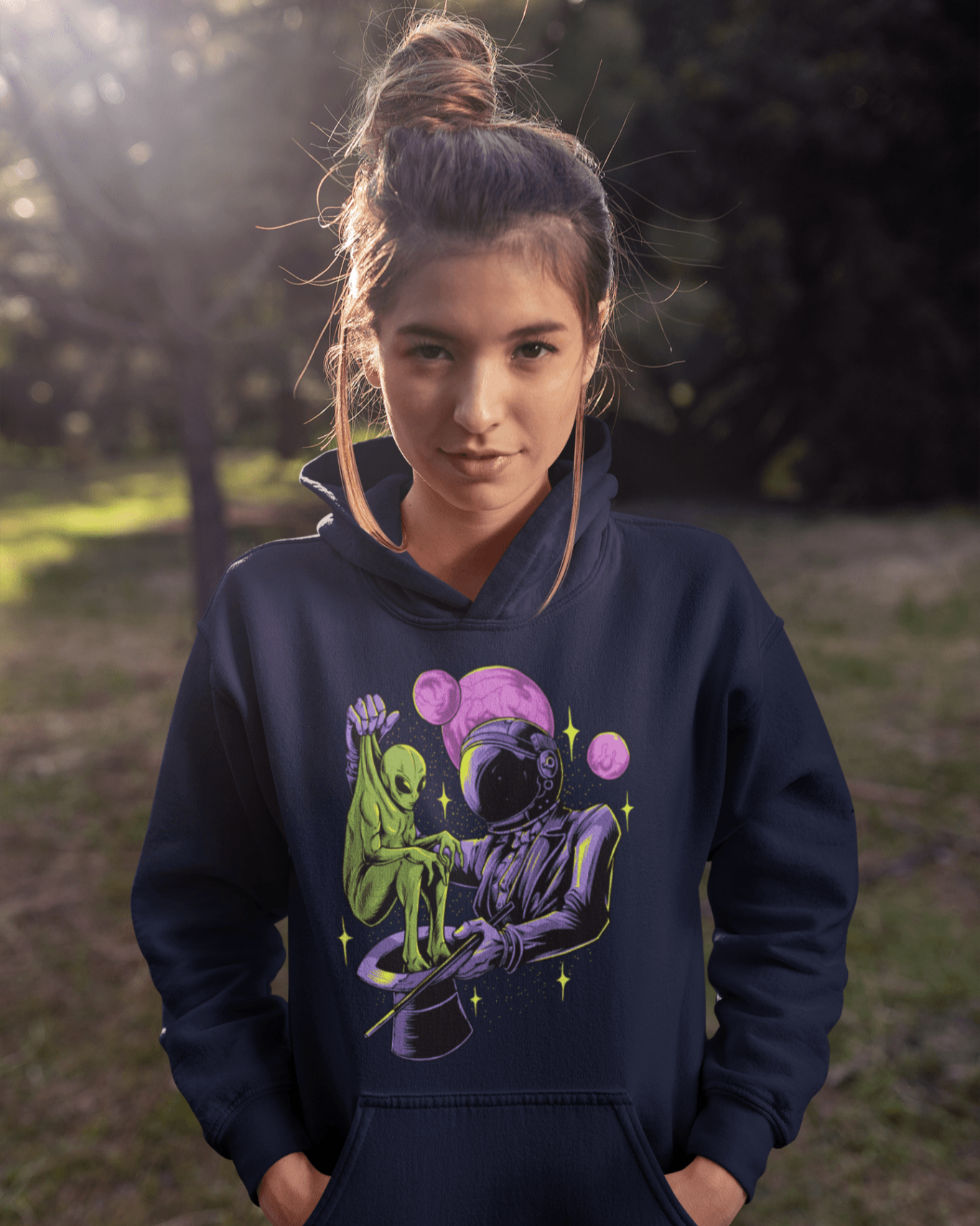 Astronaut Magician - Unisex Hoodie || TeeStitch Apparel