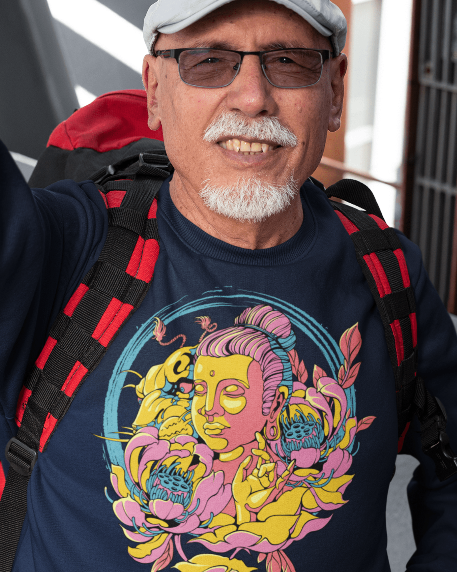 Colorful Buddha - Unisex Sweatshirt || TeeStitch Apparel