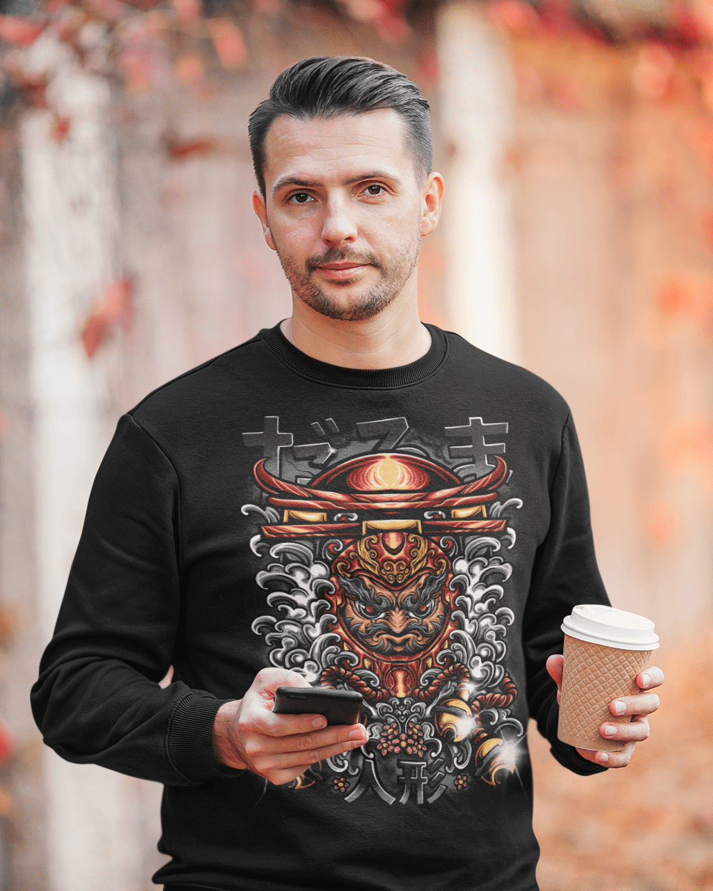 Daruma Doll - Unisex Sweatshirt || TeeStitch Apparel