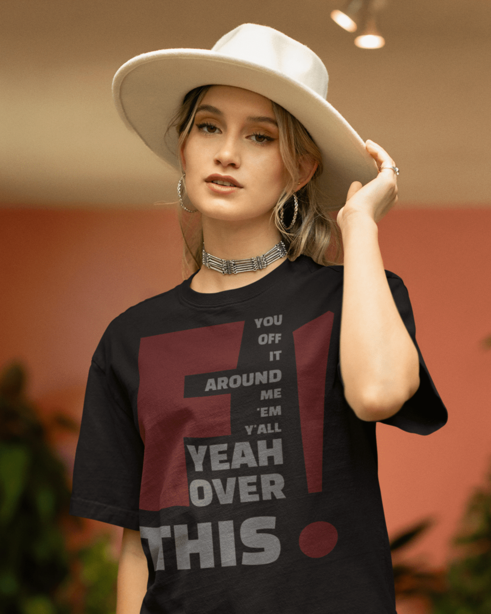 F Blank - Unisex T-Shirt || TeeStitch Apparel