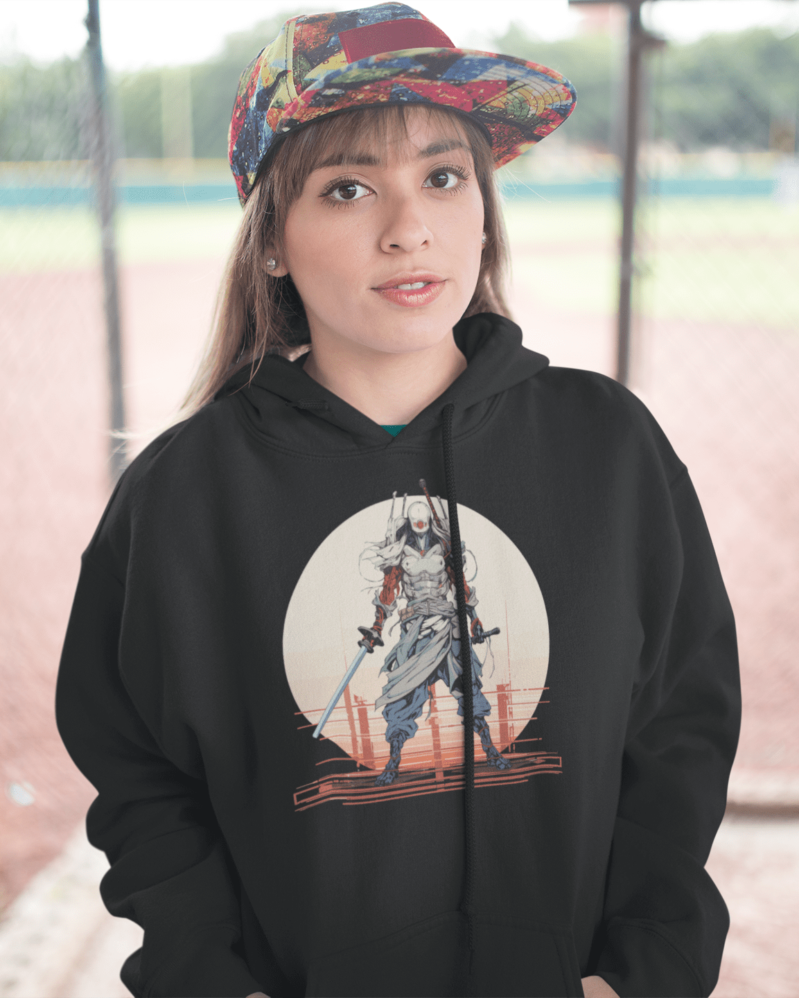 Futuristic Samurai - Unisex Hoodie || TeeStitch Apparel