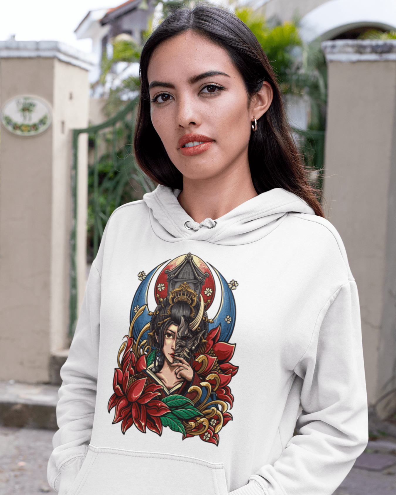 Geisha 6 - Unisex Hoodie || TeeStitch Apparel