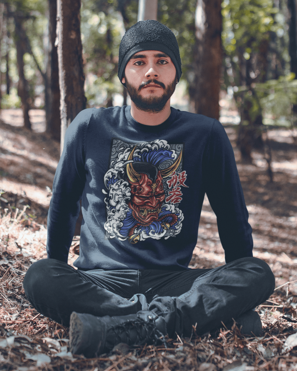 Hannya Mask - Unisex Sweatshirt || TeeStitch Apparel
