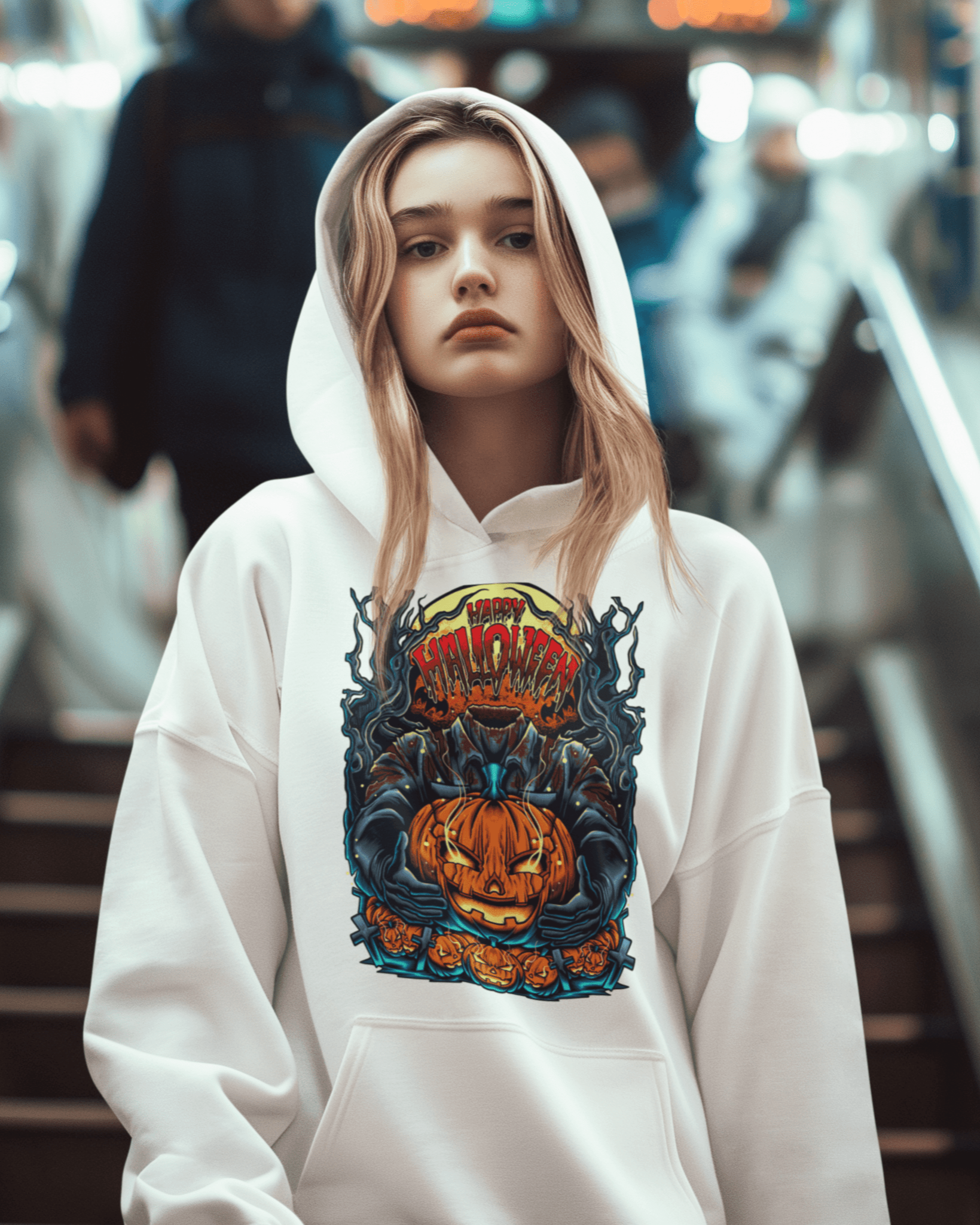 Happy Halloween - Unisex Hoodie || TeeStitch Apparel
