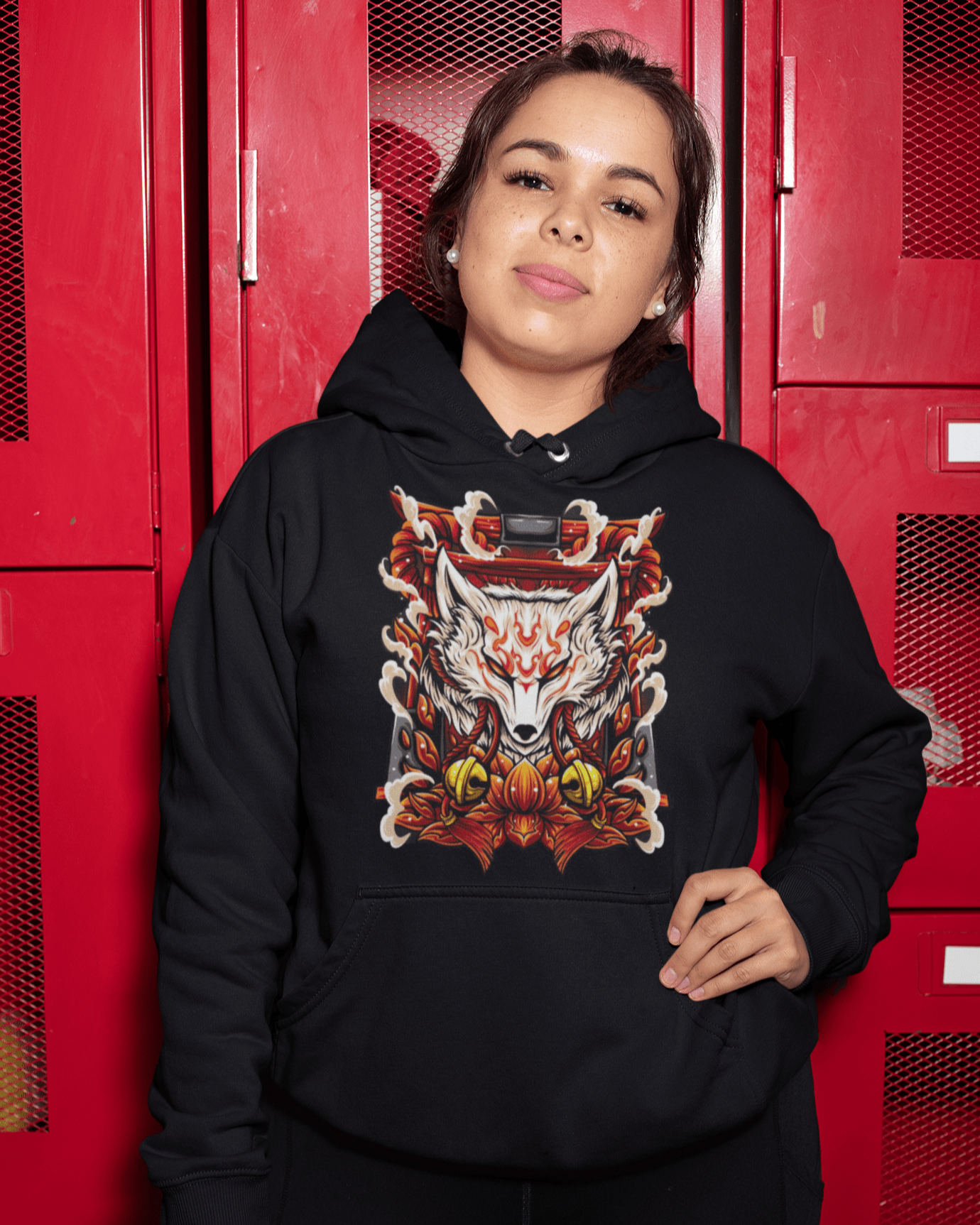 Kitsune - Unisex Hoodie || TeeStitch Apparel