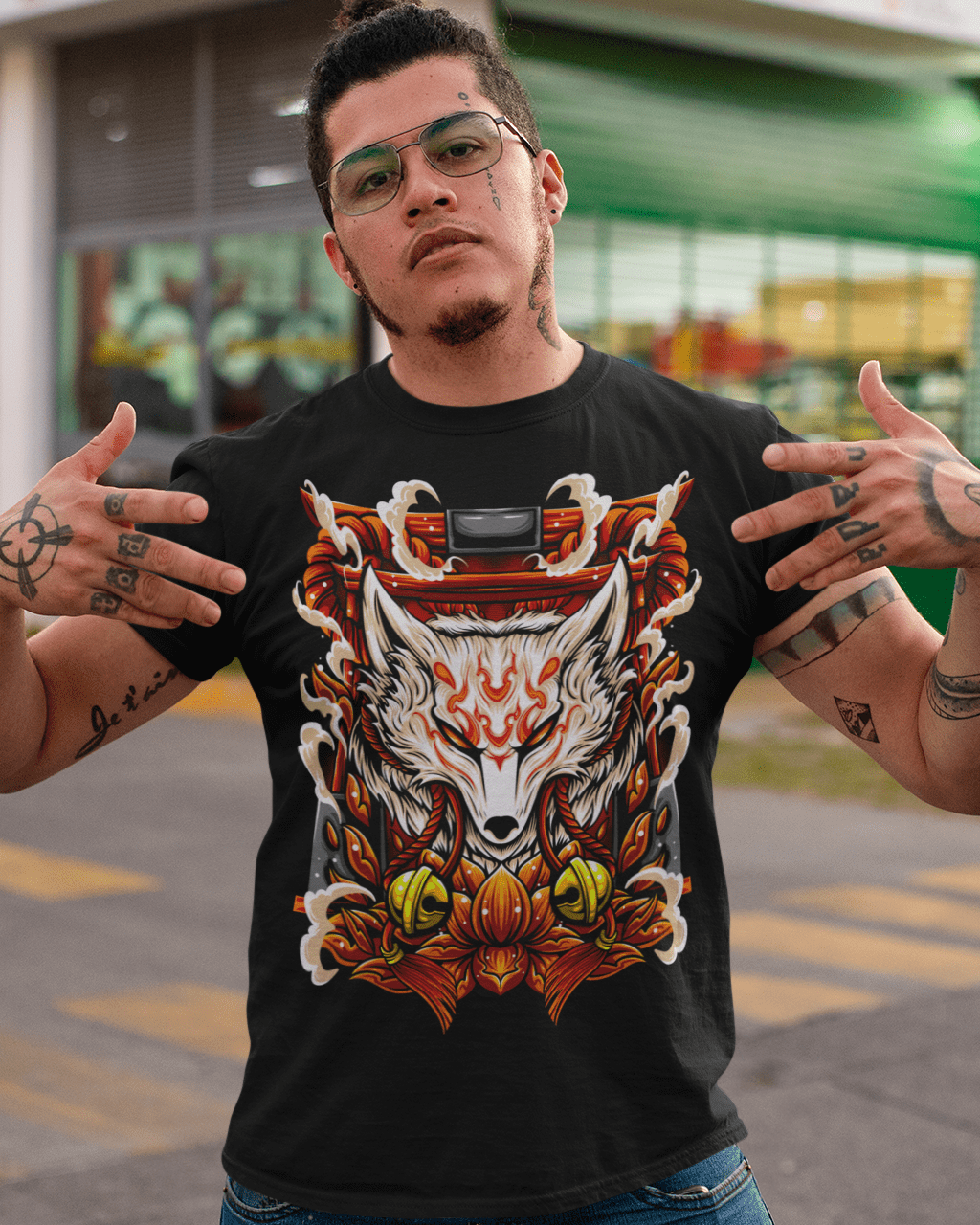 Kitsune - Unisex T-Shirt || TeeStitch Apparel