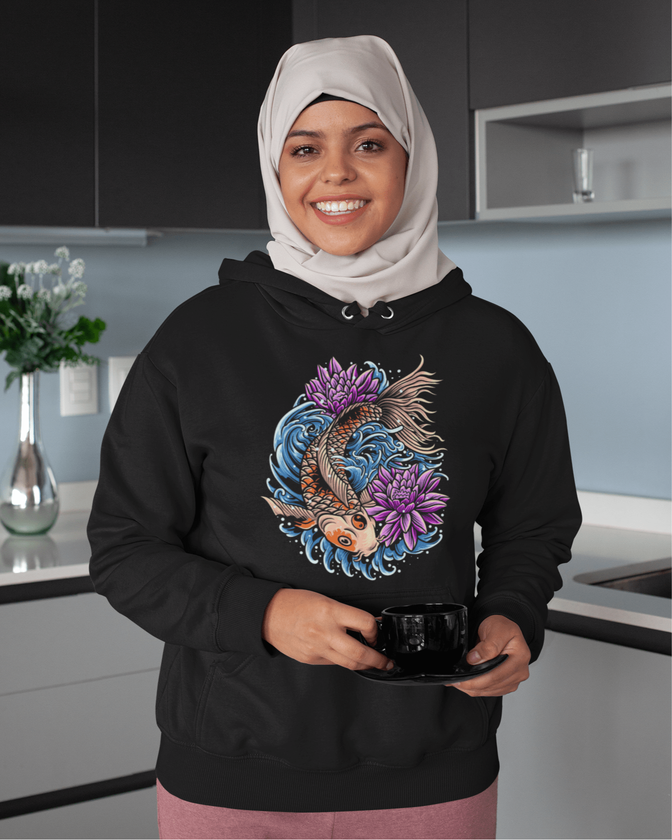 Koi Fish 1 - Unisex Hoodie || TeeStitch Apparel