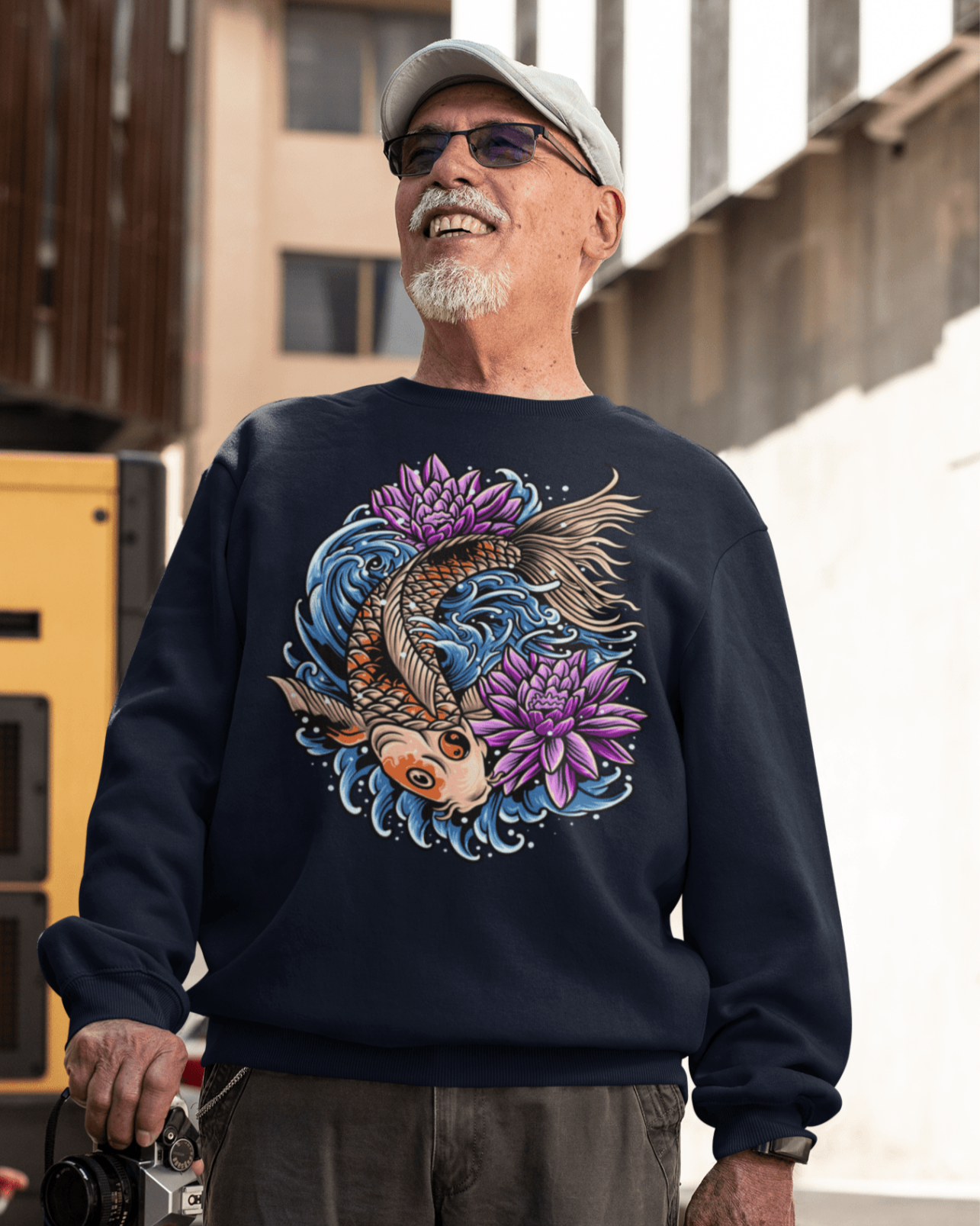 Koi Fish 1 - Unisex Sweatshirt || TeeStitch Apparel
