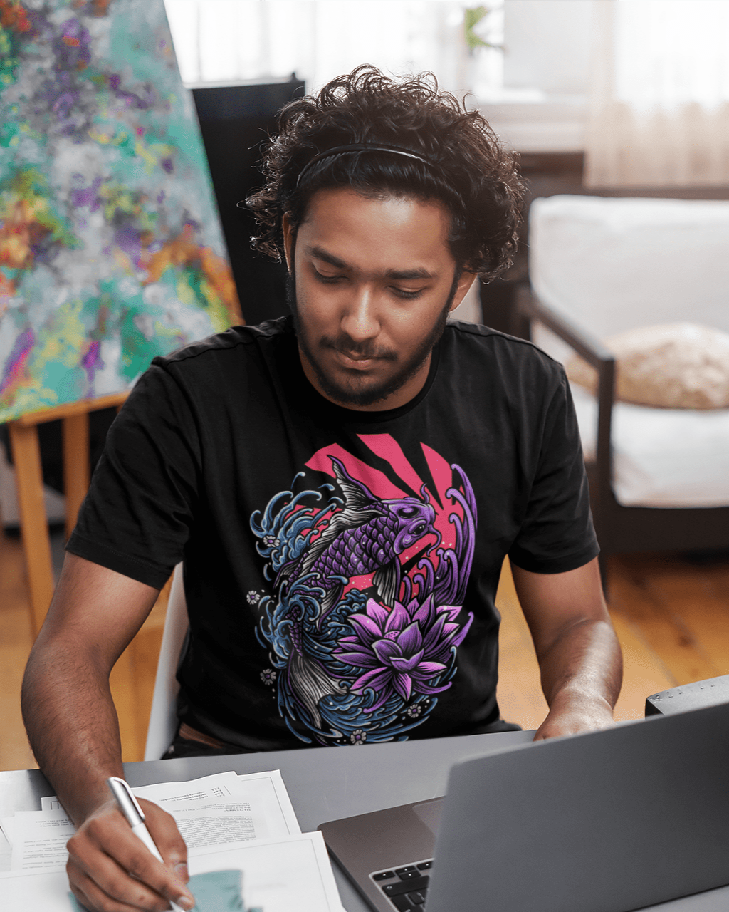 Koi Fish 3 - Unisex T-Shirt || TeeStitch Apparel