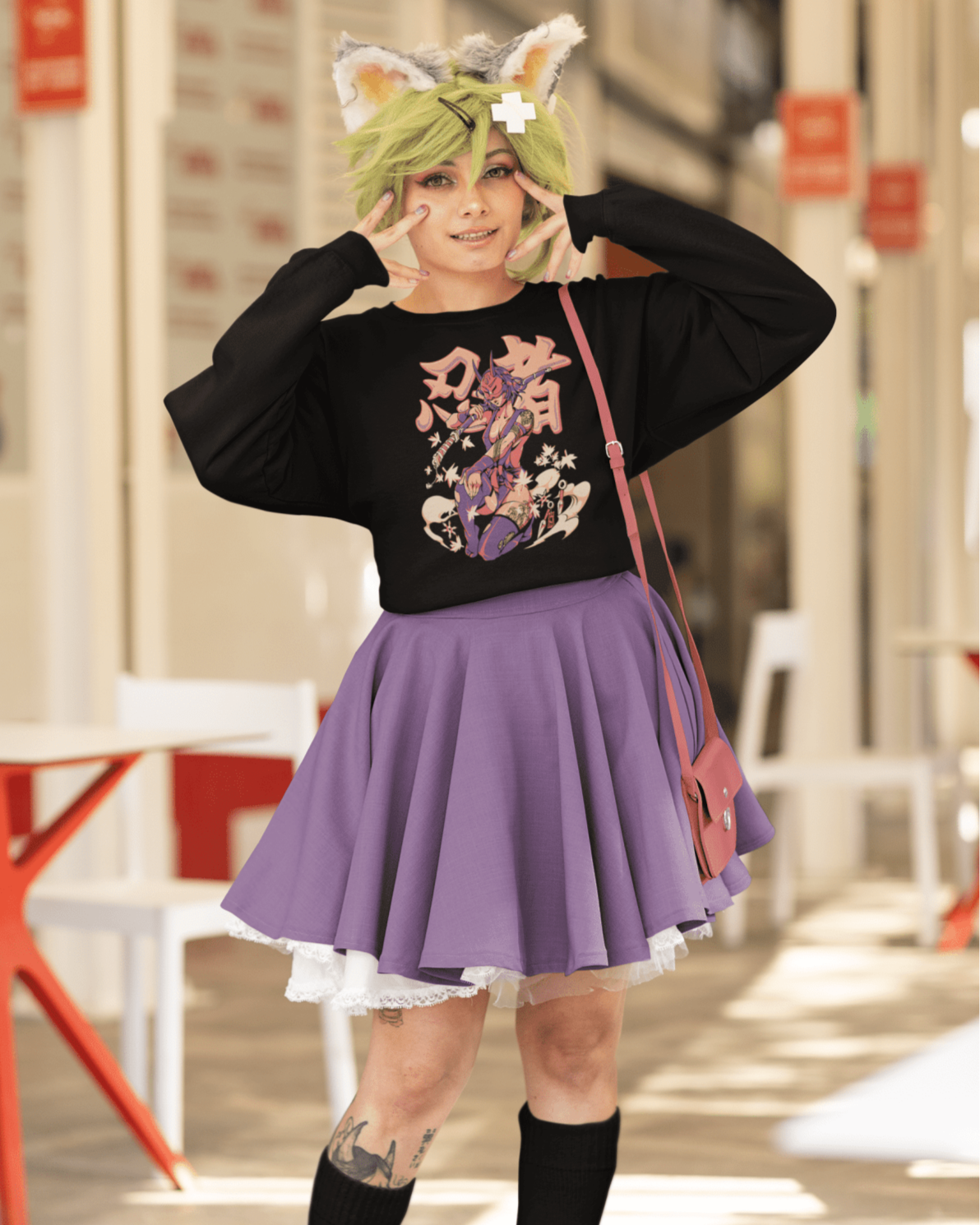 Kunoichi - Unisex Sweatshirt || TeeStitch Apparel
