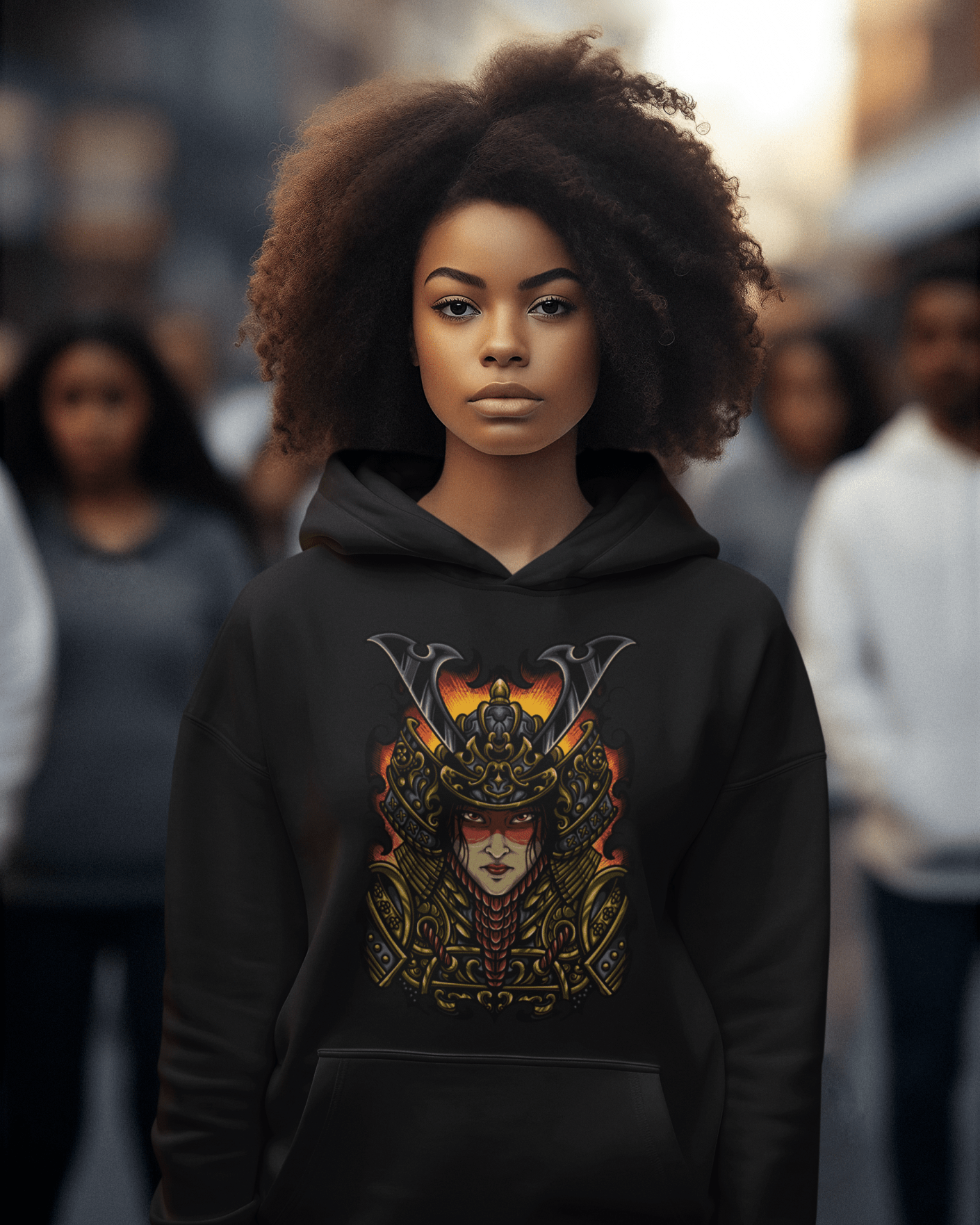 Lady Ronin - Unisex Hoodie || TeeStitch Apparel