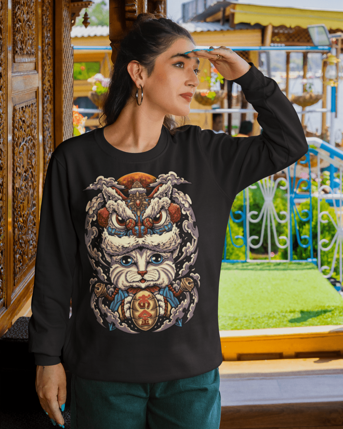 Neko Barong - Unisex Sweatshirt || TeeStitch Apparel
