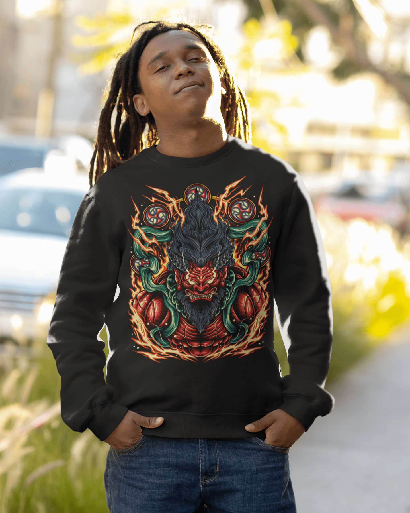 Raijin - Unisex Sweatshirt || TeeStitch Apparel