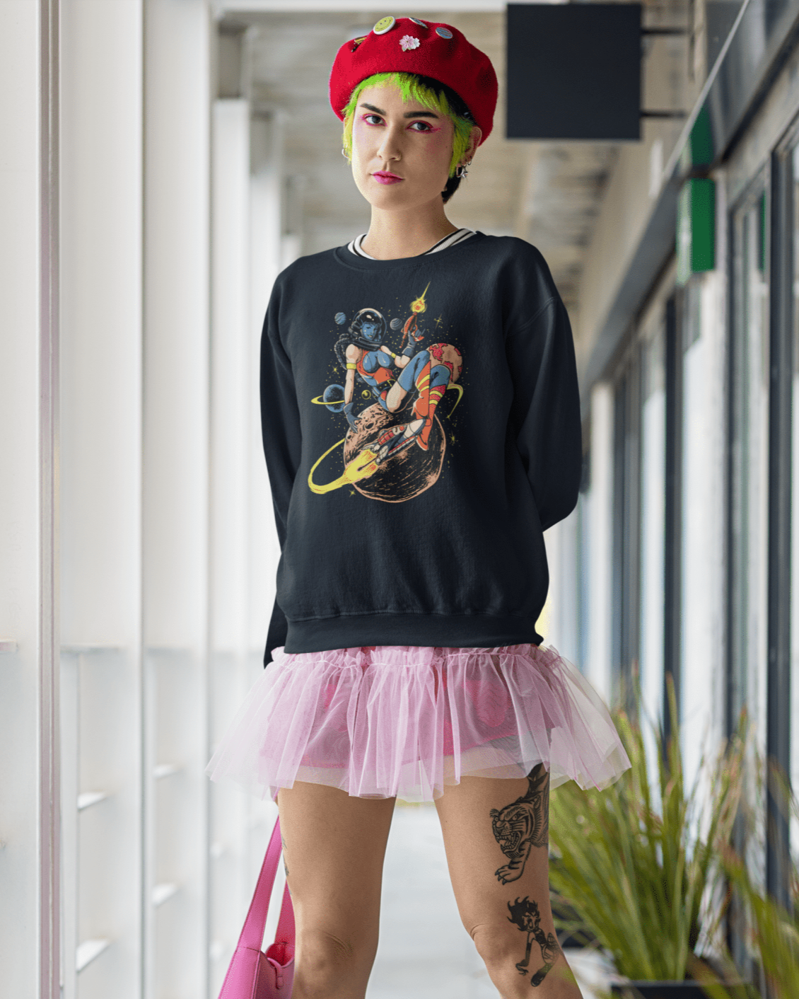 Sexy Astro - Unisex Sweatshirt || TeeStitch Apparel