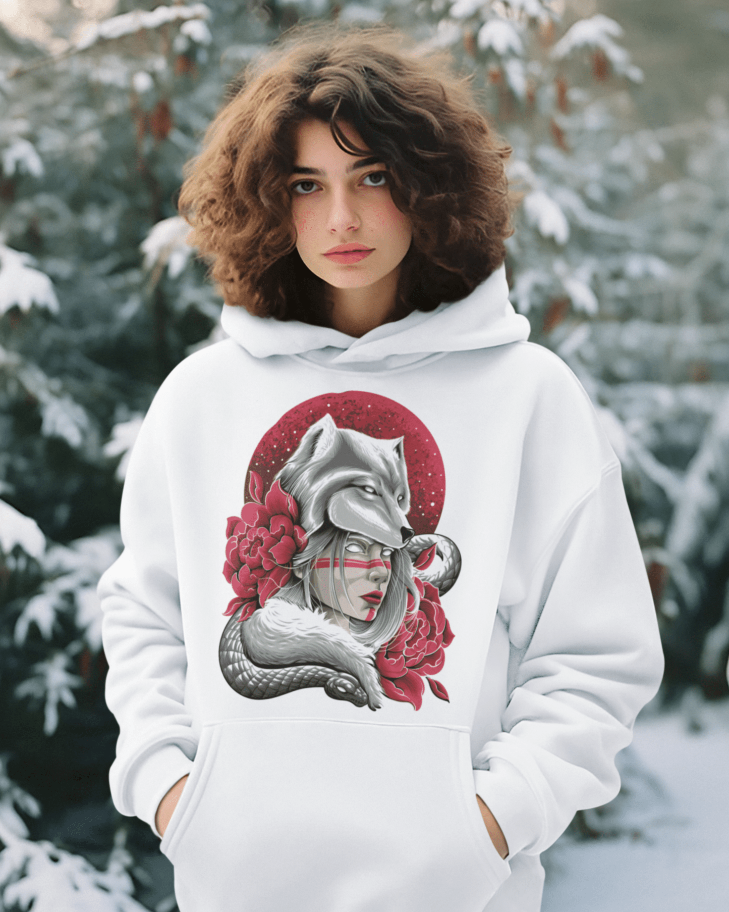 Snow Princess - Unisex Hoodie || TeeStitch Apparel