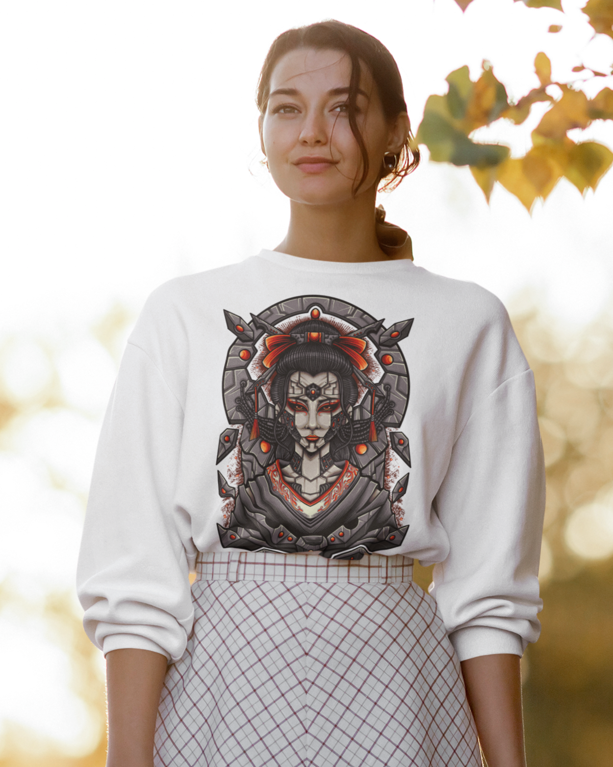 Cyber Geisha - Unisex Sweatshirt || TeeStitch Apparel