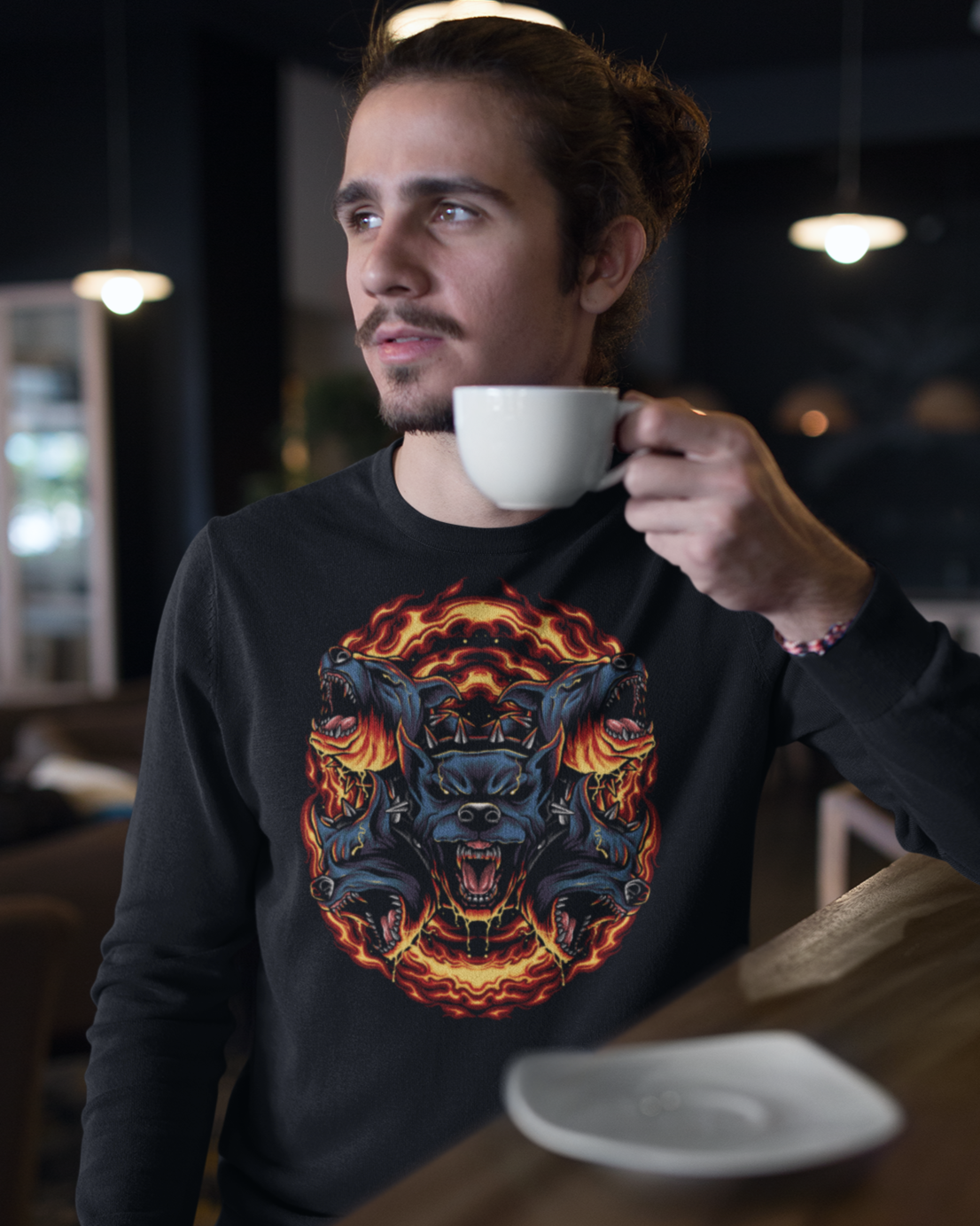 Five Face Dog - Unisex Sweatshirt || TeeStitch Apparel