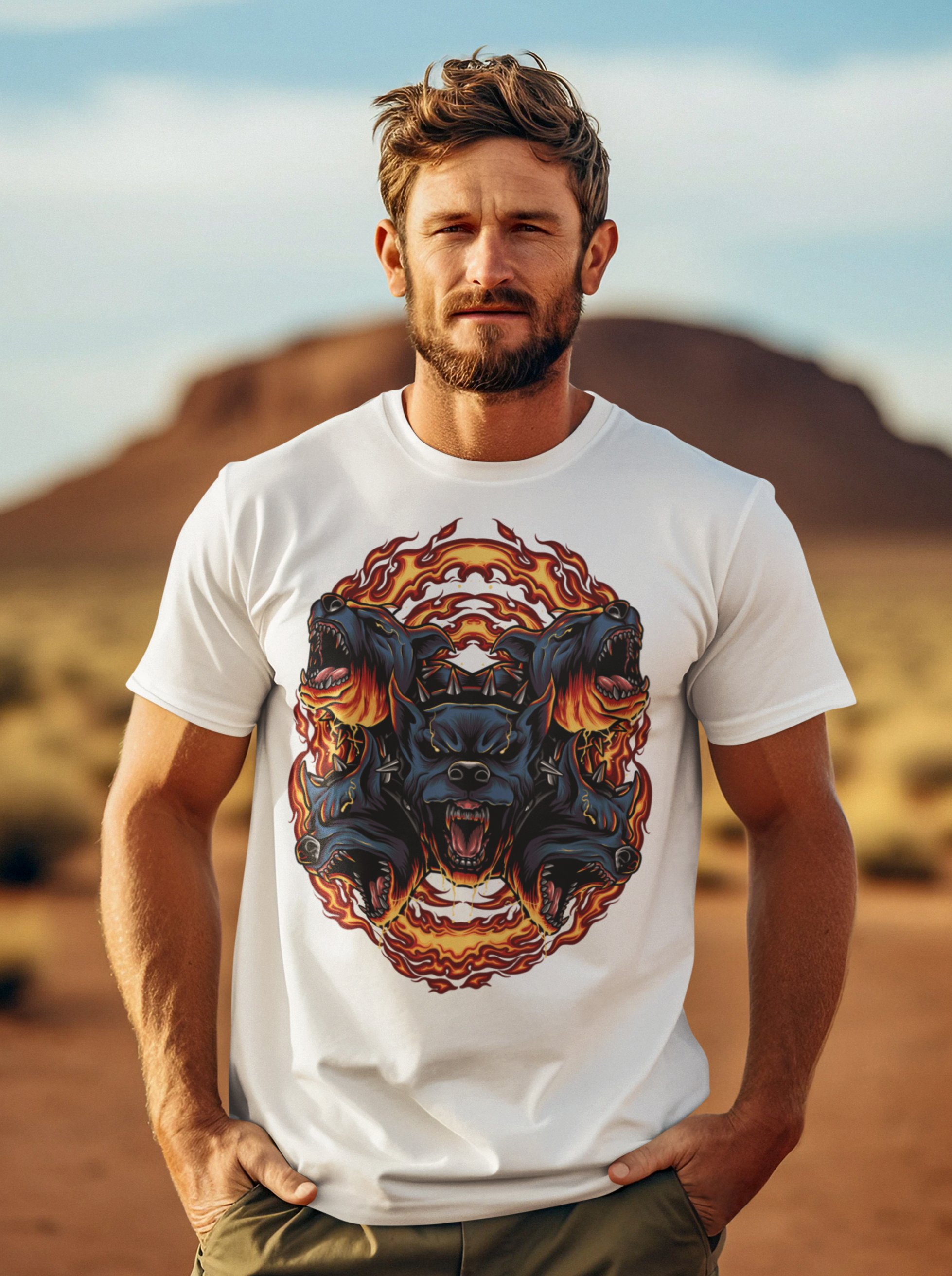 Five Face Dog - Unisex T-Shirt || TeeStitch Apparel