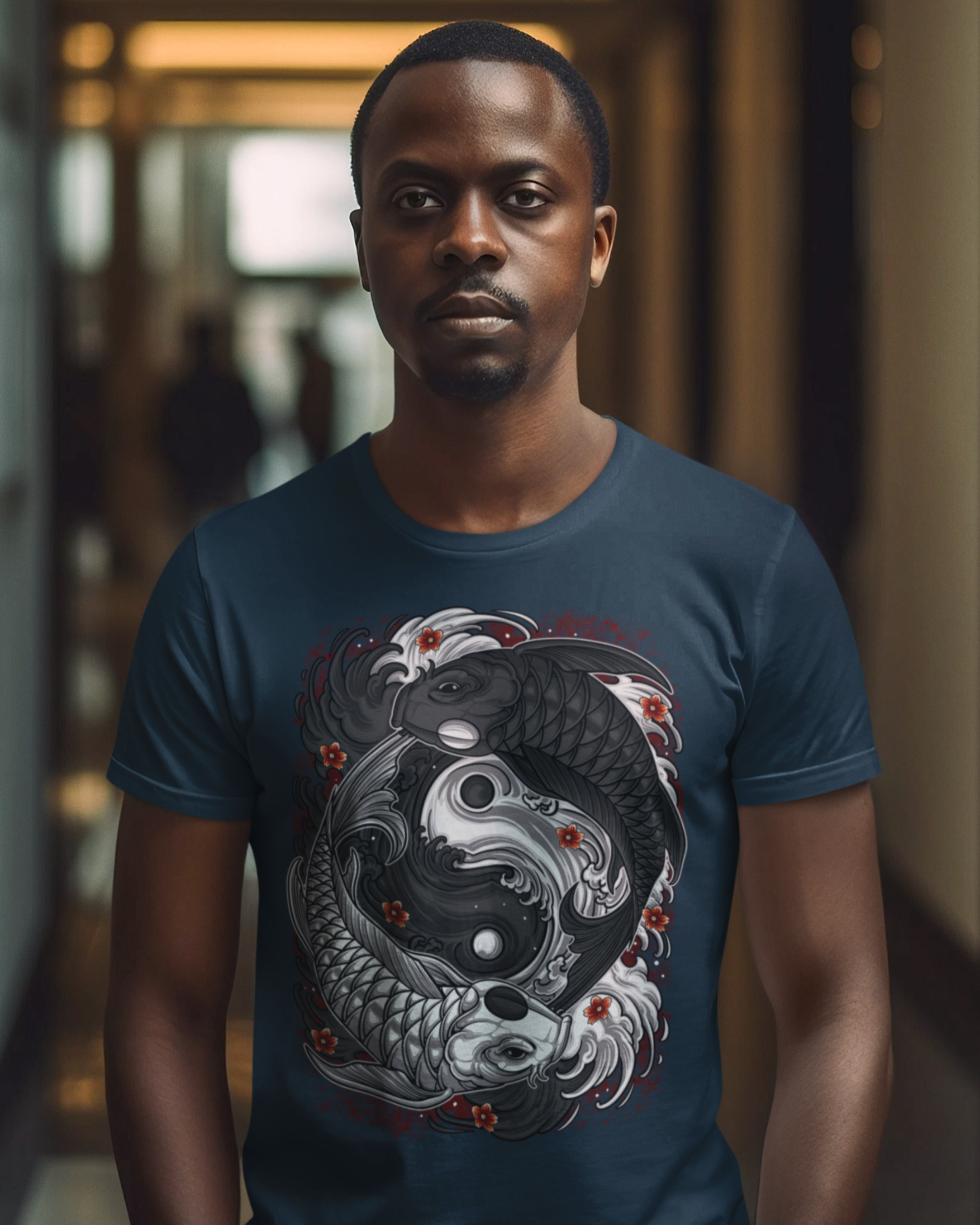 Koi Yin Yang - Unisex T-Shirt || TeeStitch Apparel