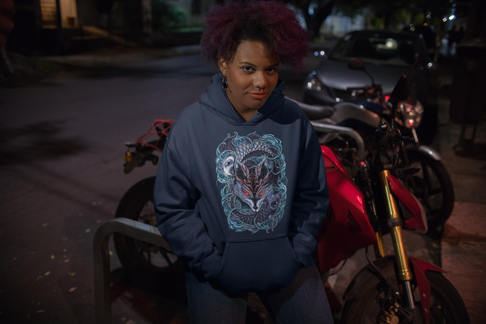 Daruma Doll - Unisex Hoodie – TeeStitch Apparel