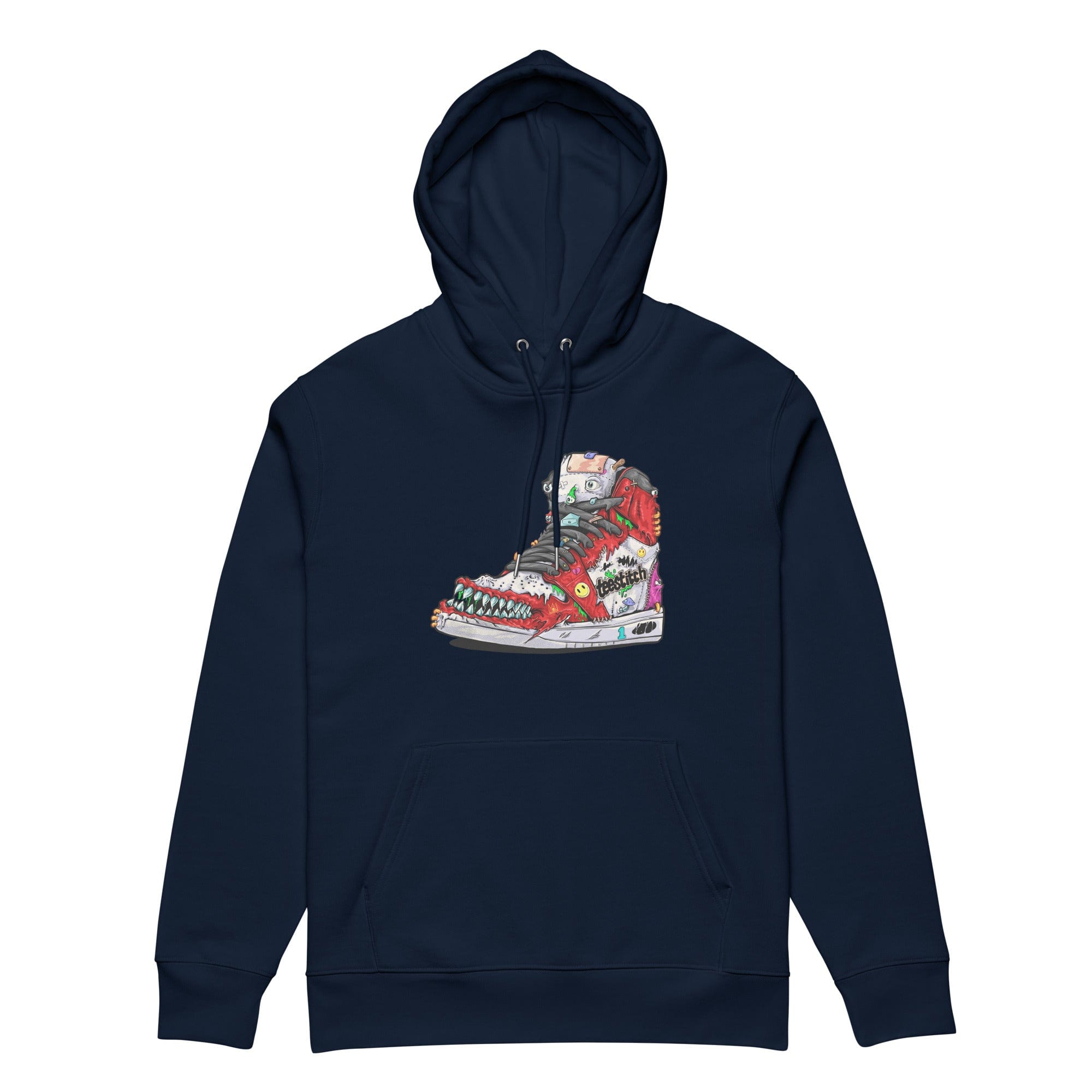 Angry High Top - Unisex Hoodie || TeeStitch Apparel Hoodie image