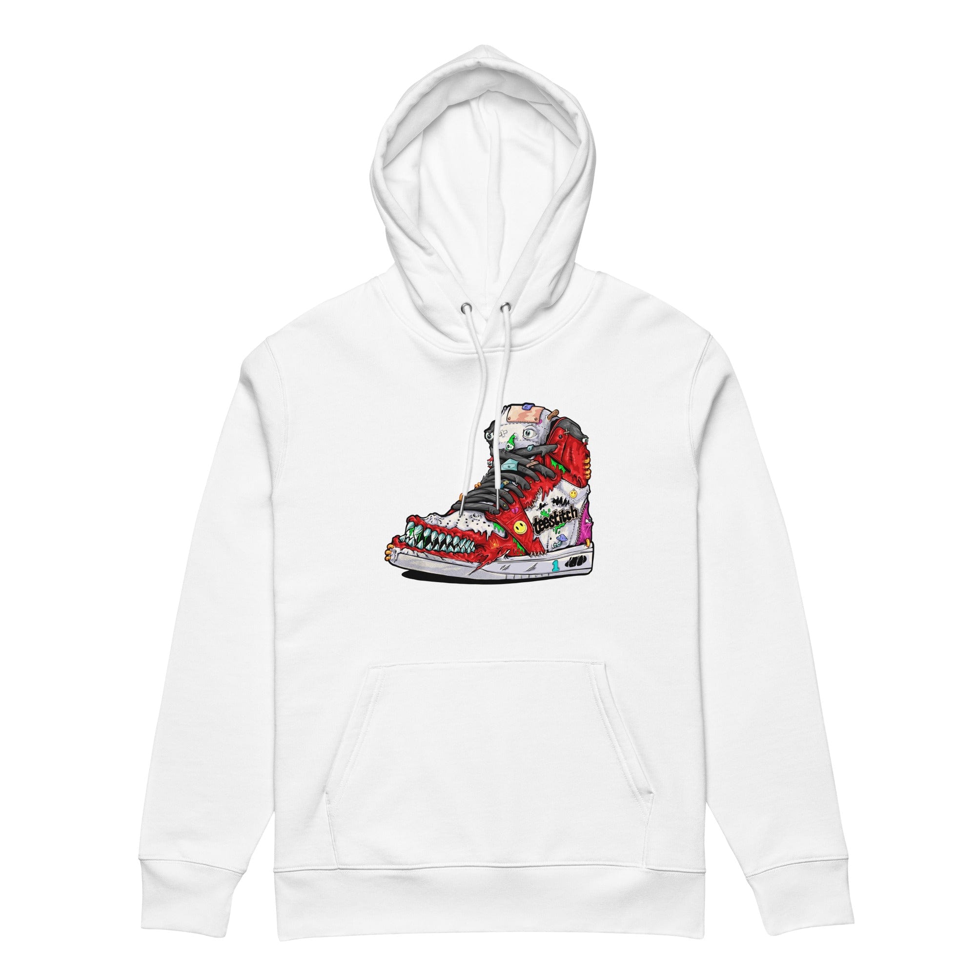 Angry High Top - Unisex Hoodie || TeeStitch Apparel Hoodie image