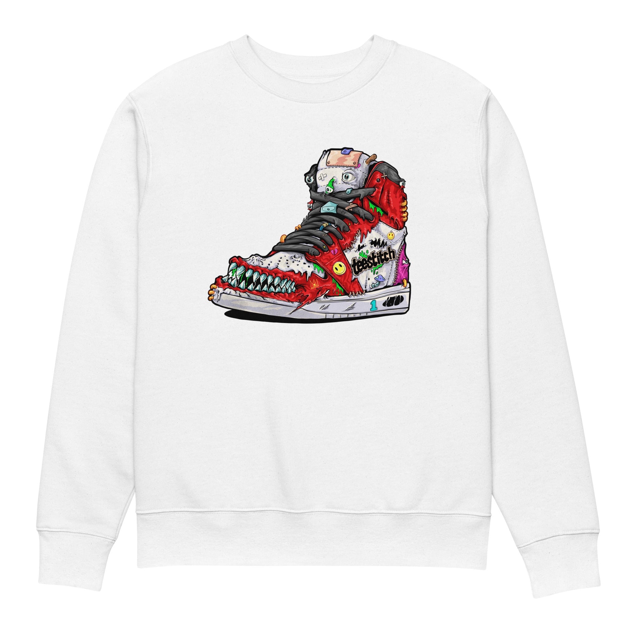 Angry High Top - Unisex Sweatshirt || TeeStitch Apparel - TeeStitch Apparel