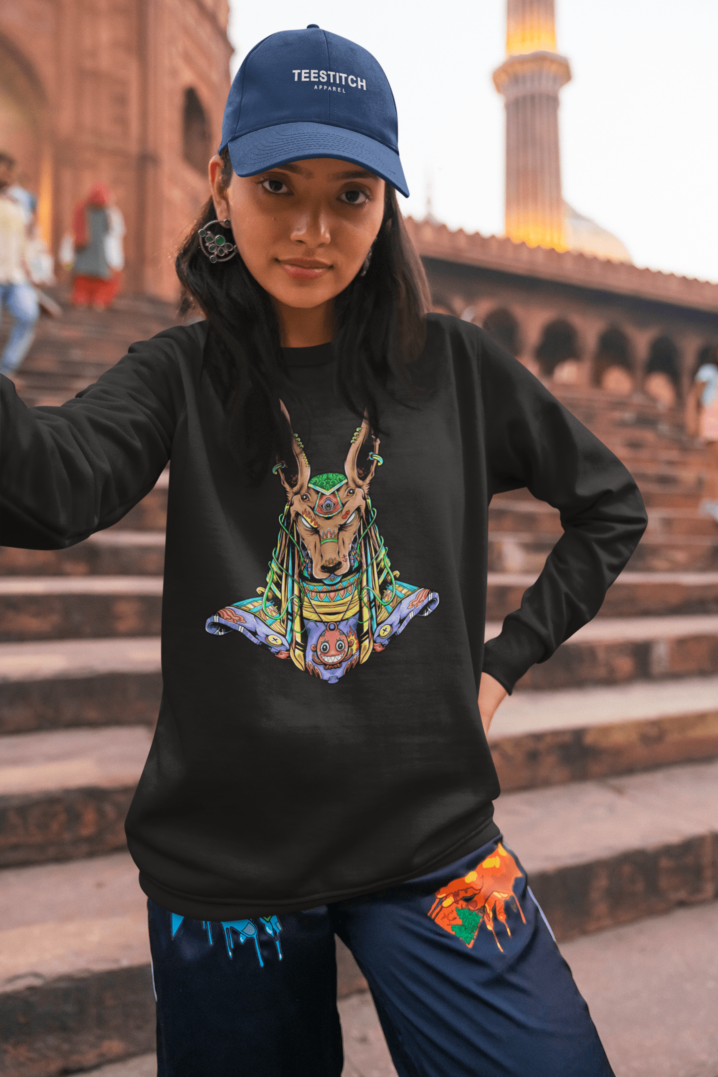 Anubis 2 - Unisex Sweatshirt || TeeStitch Apparel Sweatshirt image