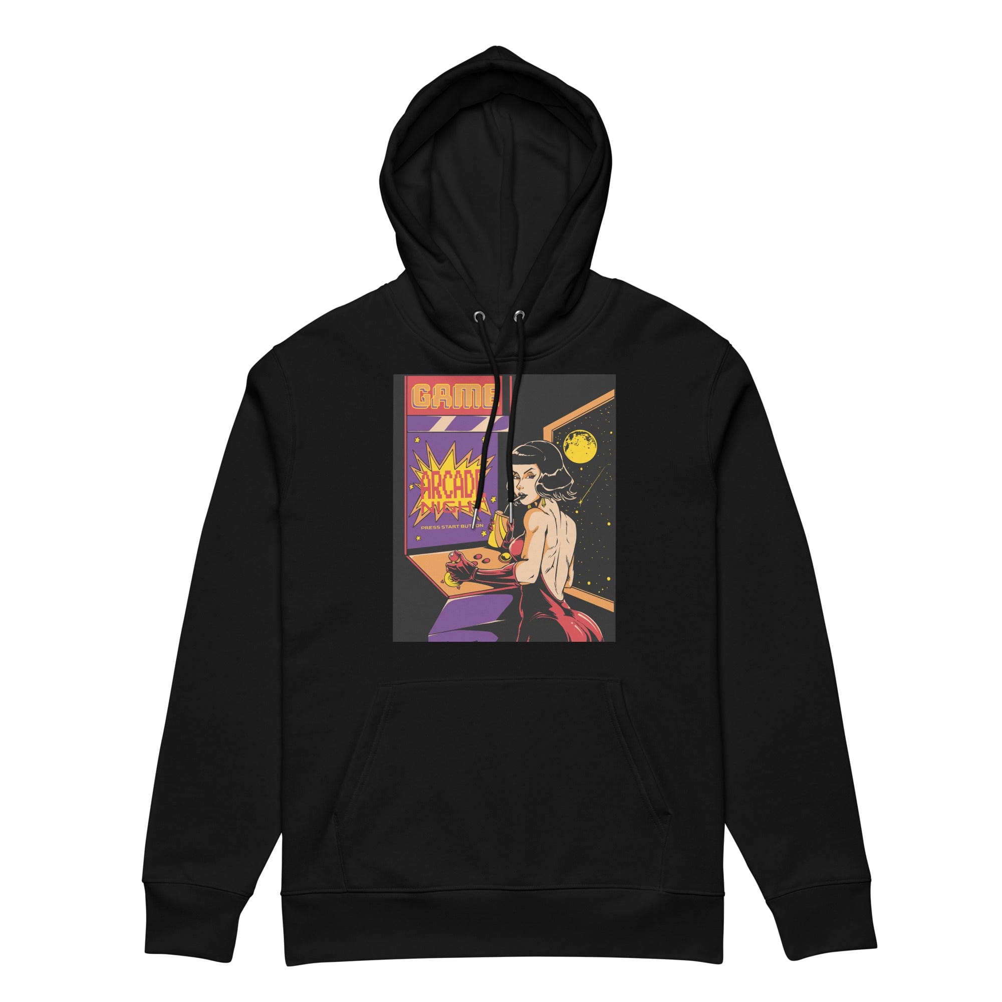 Arcade Night - Unisex Hoodie || TeeStitch Apparel Hoodie image