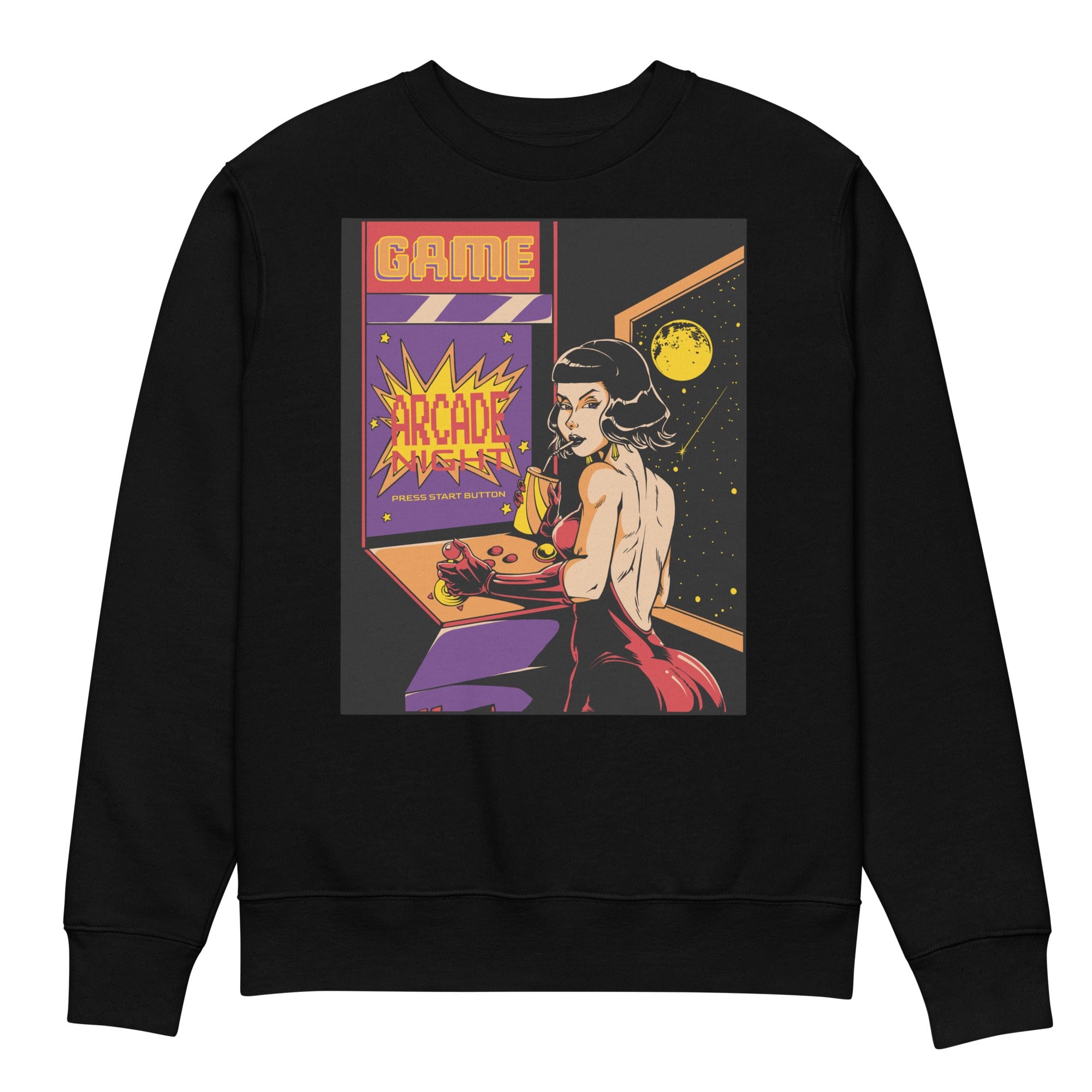 Arcade Night - Unisex Sweatshirt || TeeStitch Apparel - TeeStitch Apparel