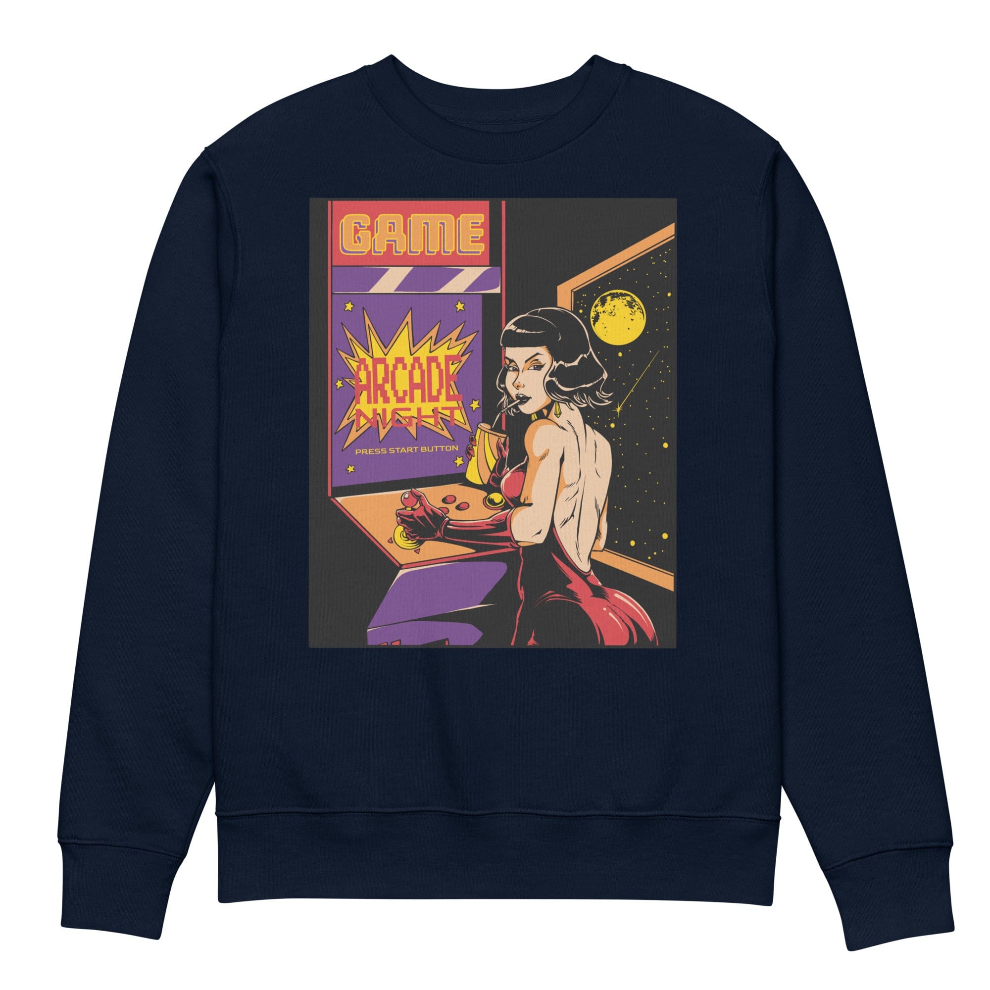 Arcade Night - Unisex Sweatshirt || TeeStitch Apparel Sweatshirt image