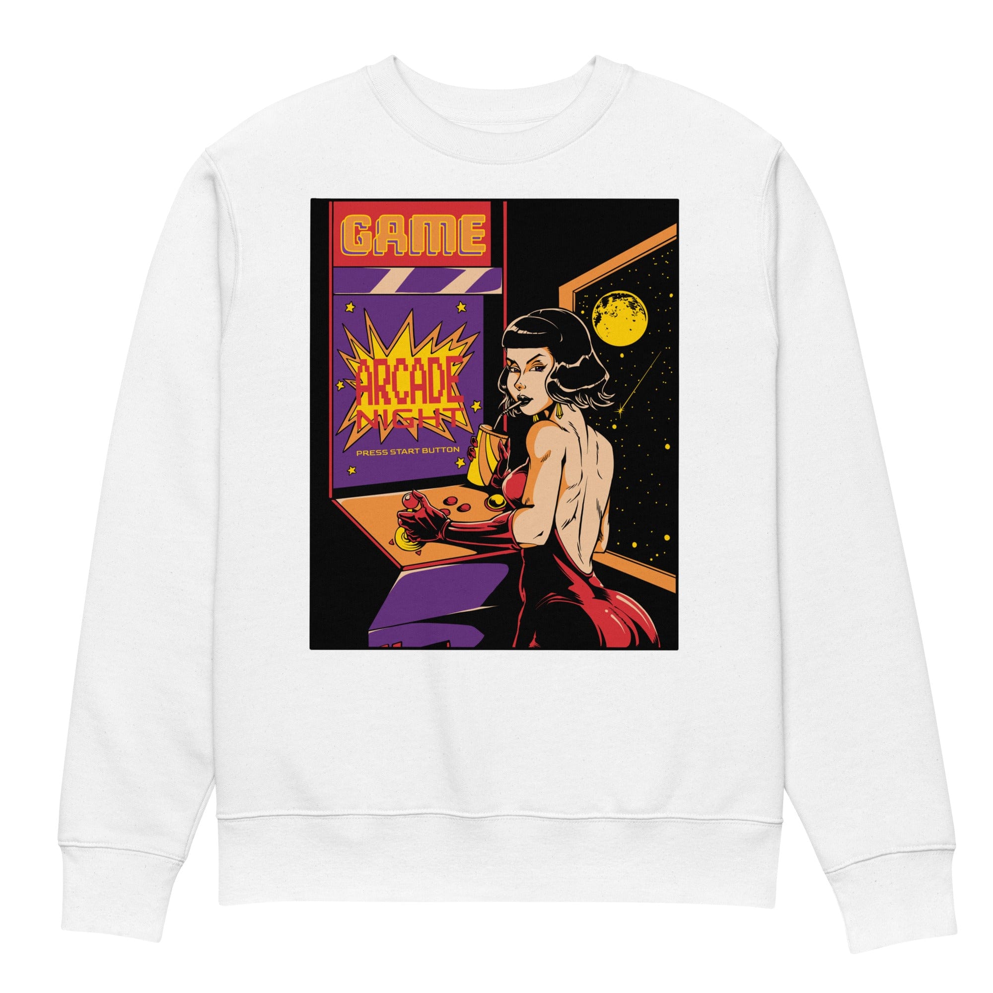 Arcade Night - Unisex Sweatshirt || TeeStitch Apparel Sweatshirt image