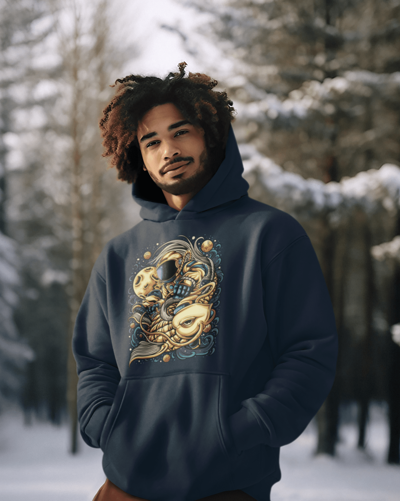 Astro Koi - Unisex Hoodie