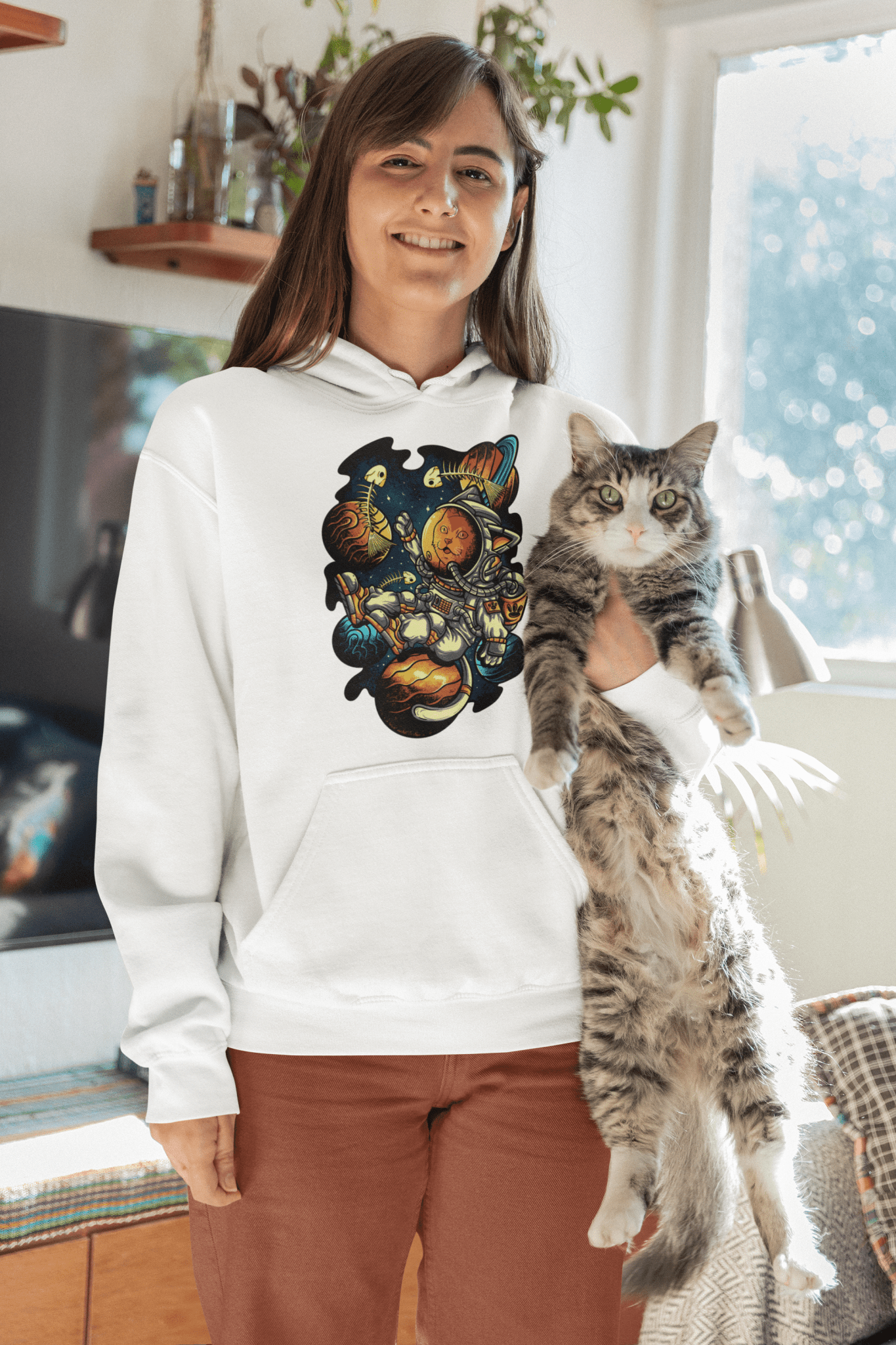 Astro Neko - Unisex Hoodie || TeeStitch Apparel - TeeStitch Apparel