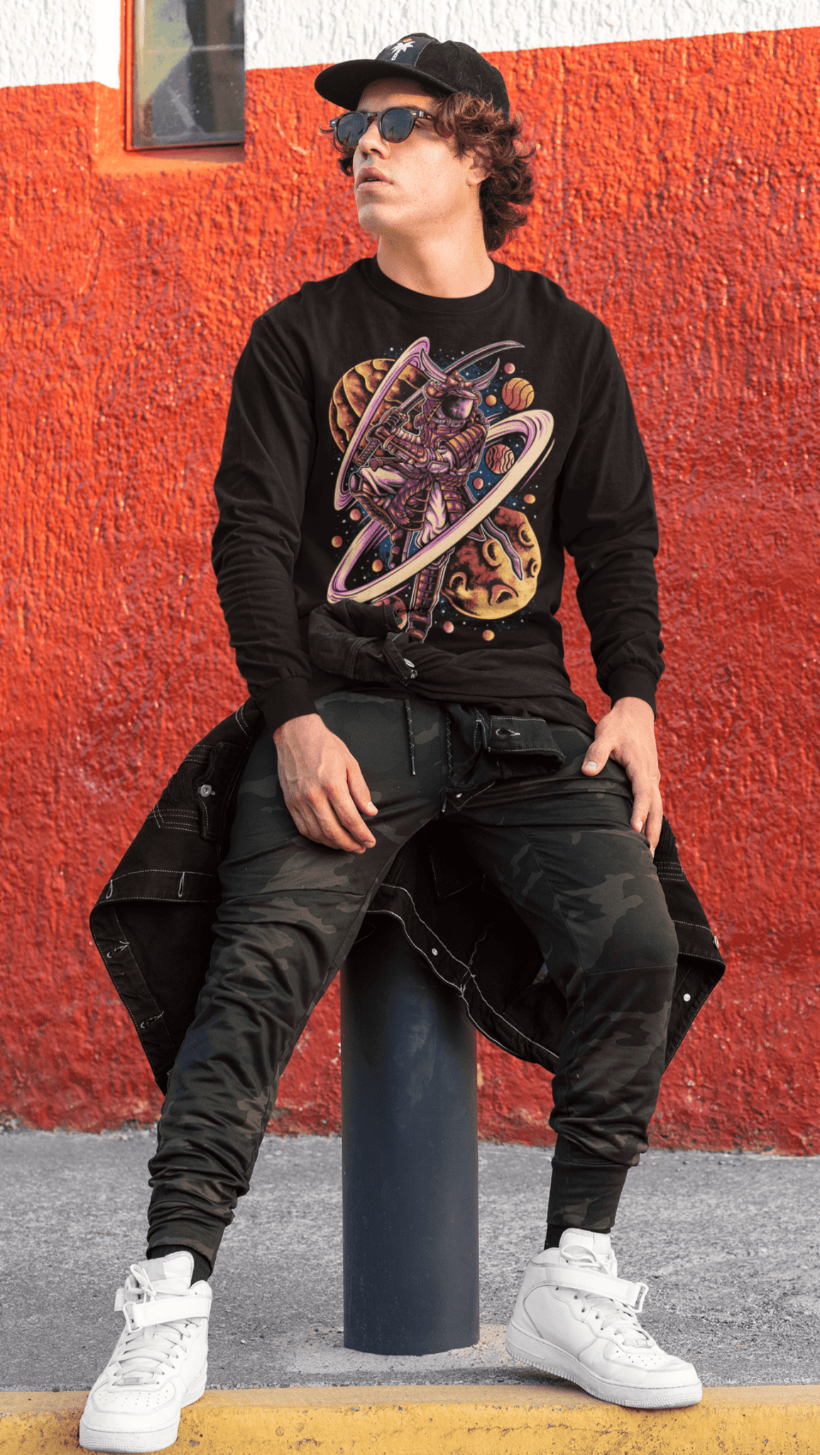 Astro Samurai - Unisex Sweatshirt || TeeStitch Apparel - TeeStitch Apparel