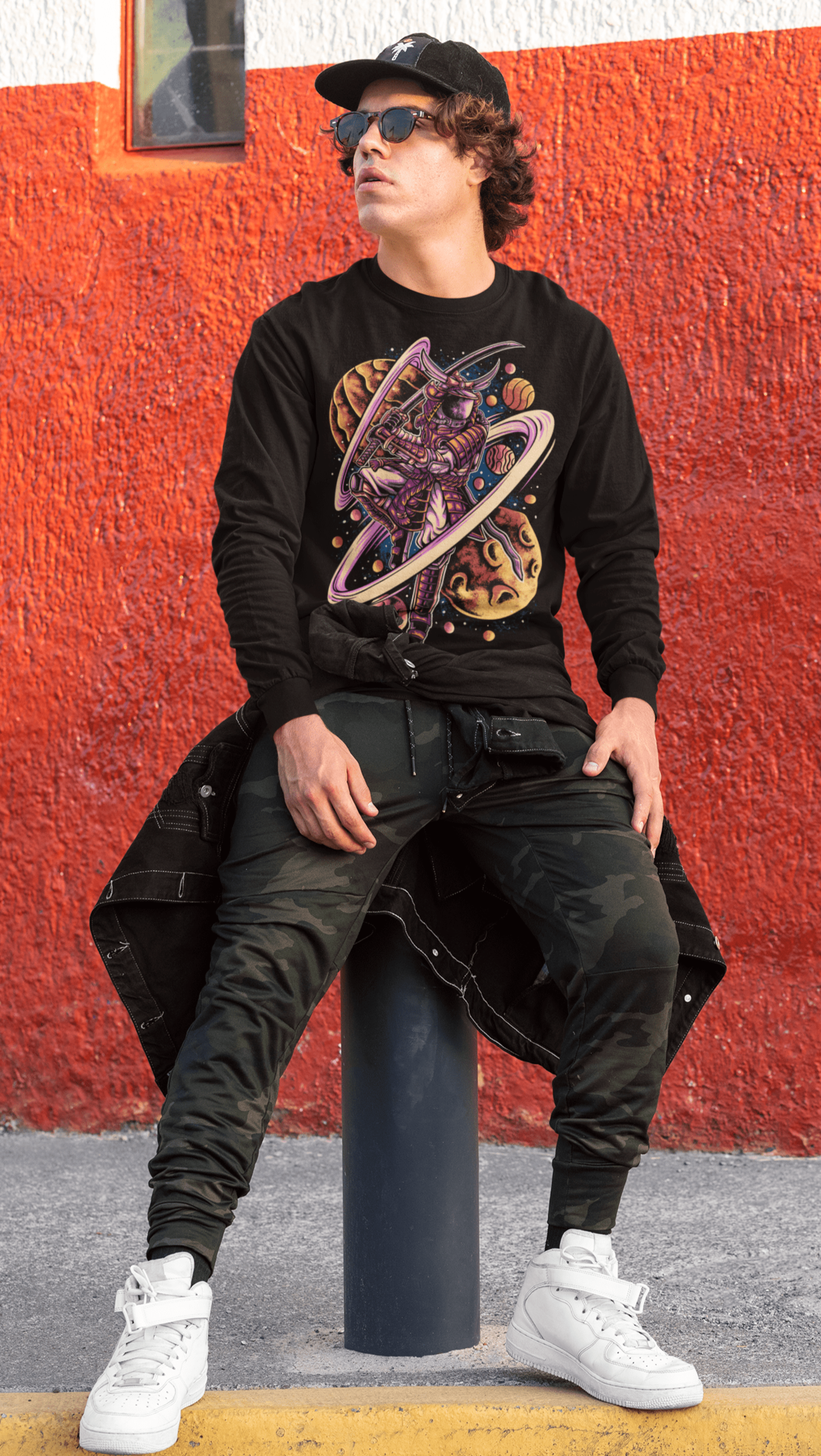 Astro Samurai - Unisex Sweatshirt || TeeStitch Apparel Sweatshirt image