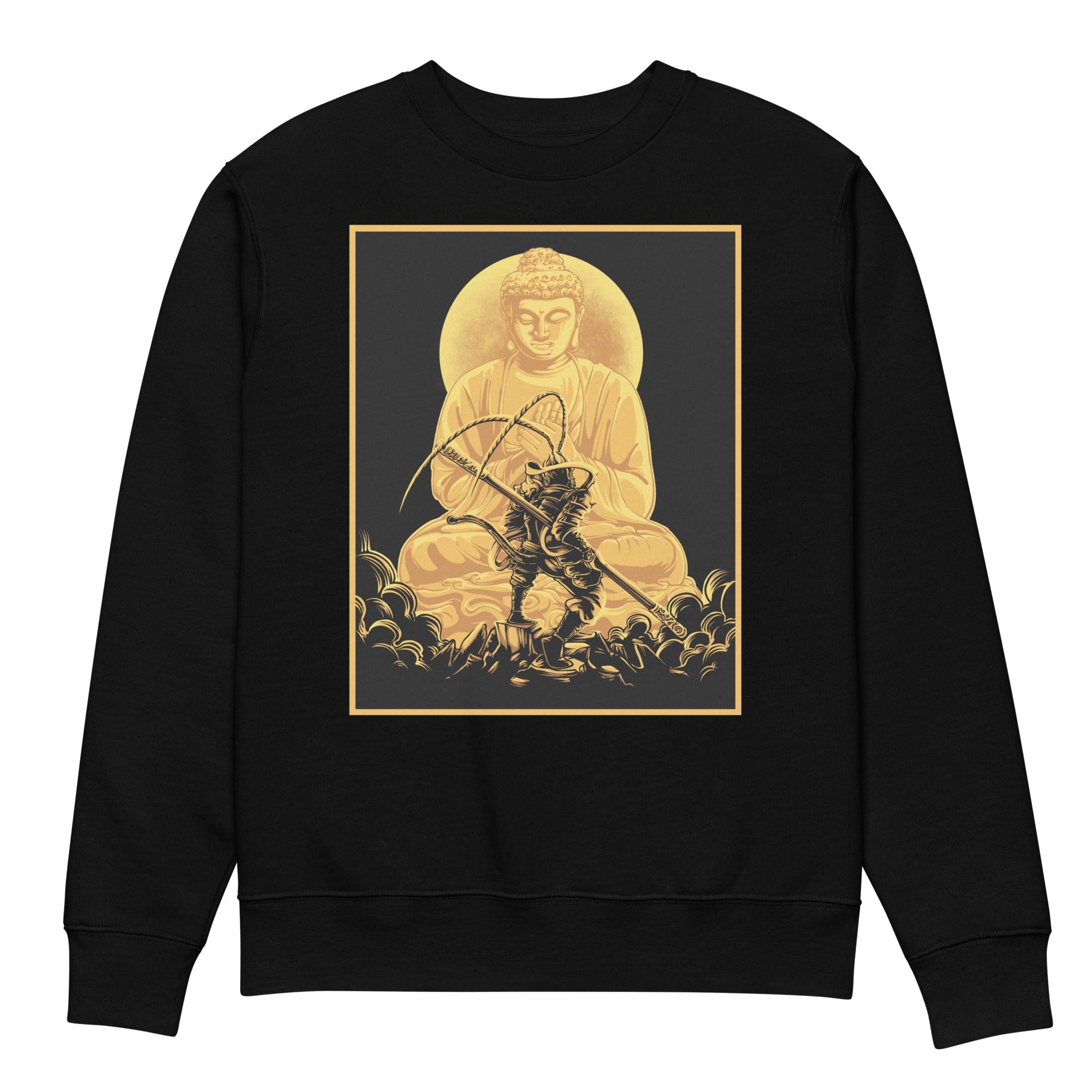 Battle Buddha - Unisex Sweatshirt || TeeStitch Apparel - TeeStitch Apparel