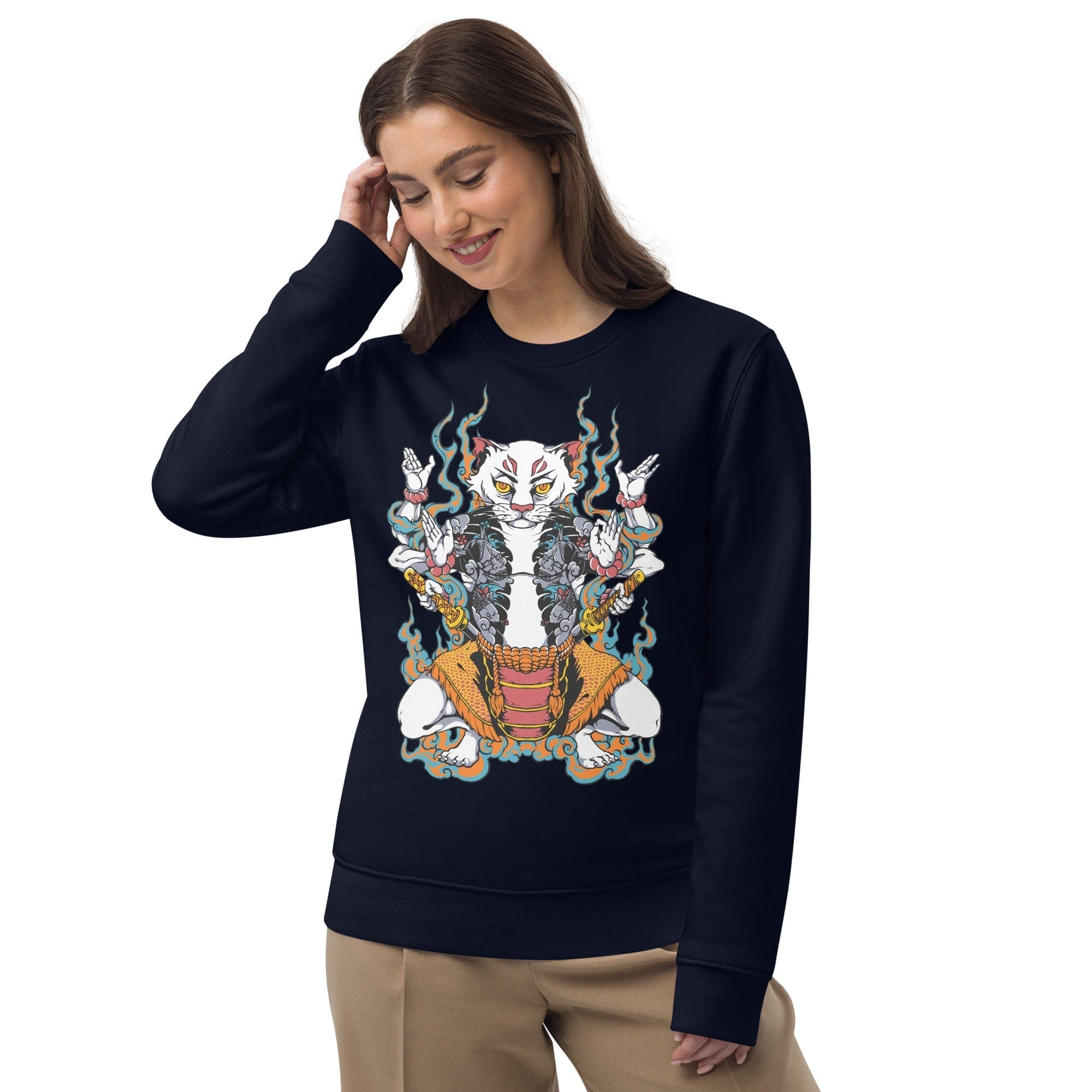 Cat God - Unisex Sweatshirt || TeeStitch Apparel Sweatshirt image