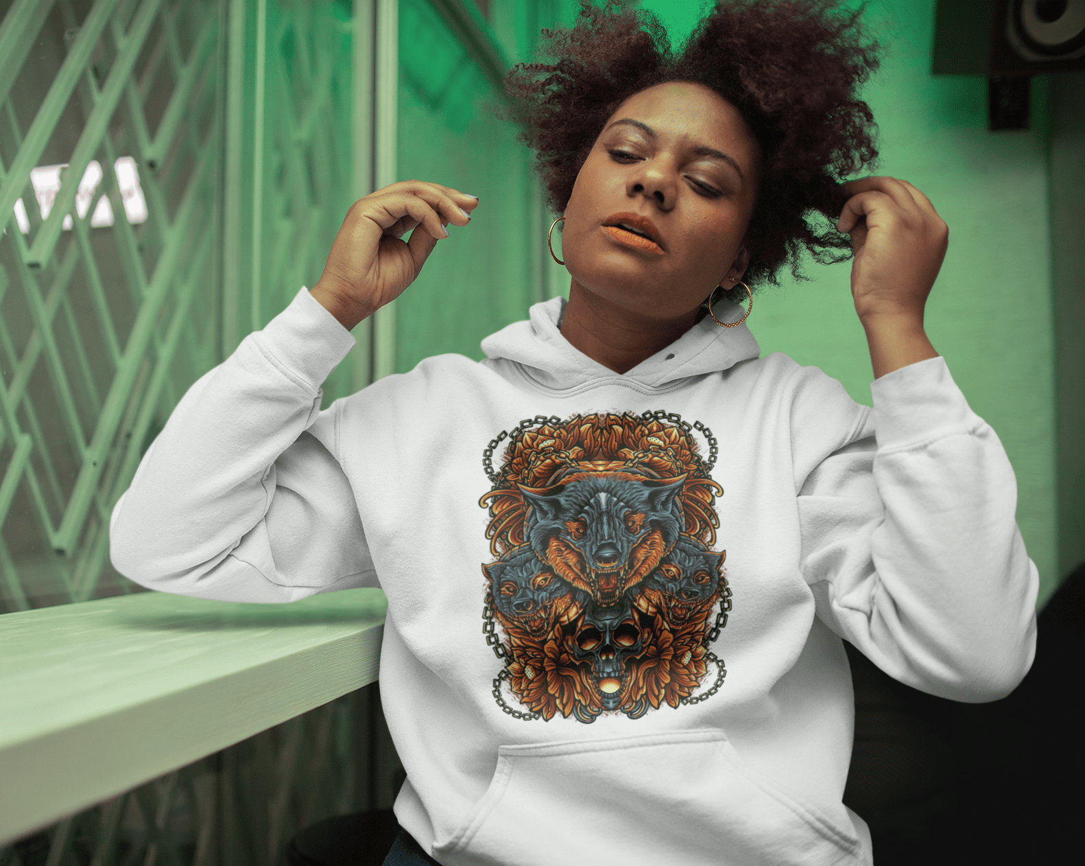 Cerberus - Unisex Hoodie || TeeStitch Apparel Hoodie image