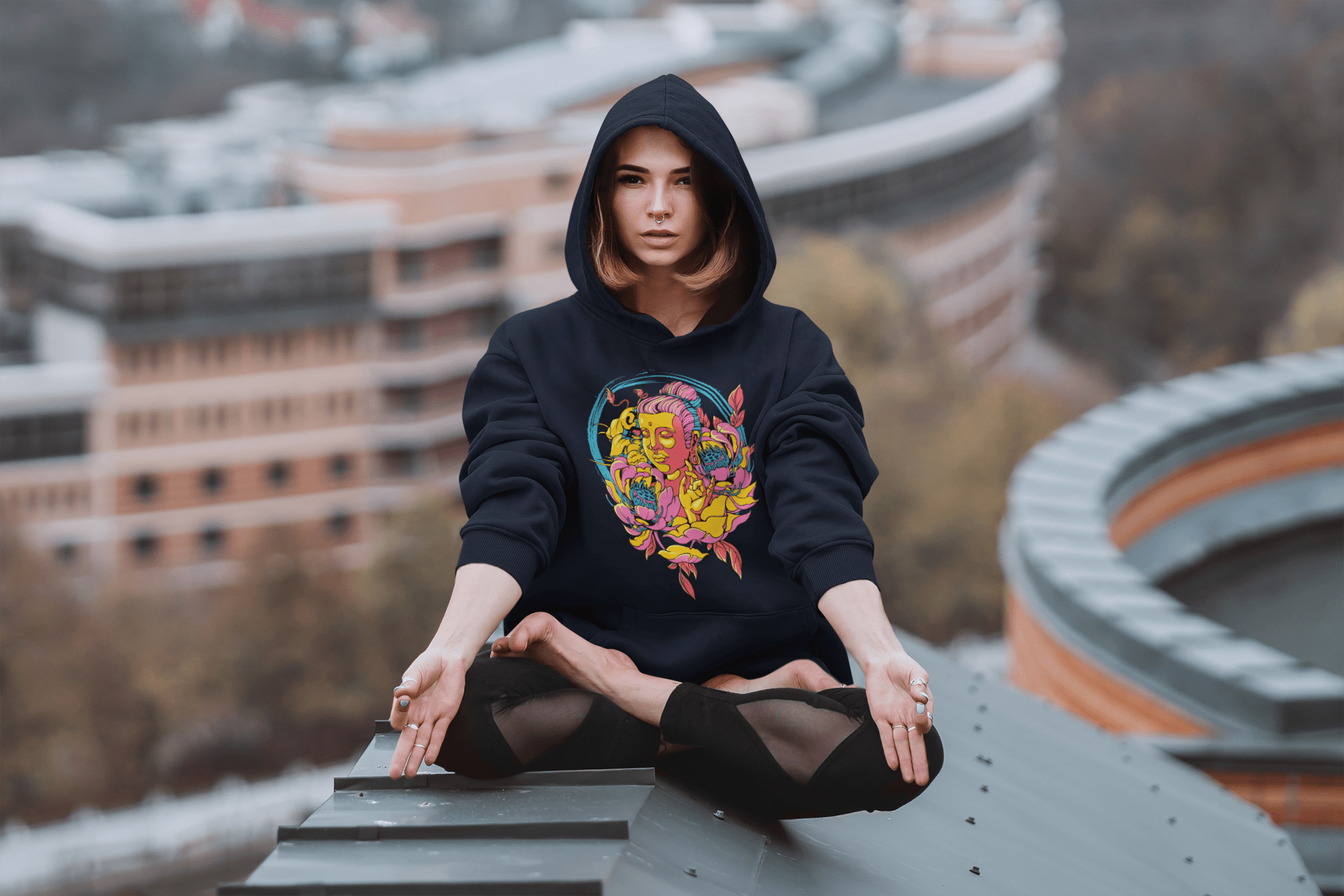 Colorful Buddha - Unisex Hoodie || TeeStitch Apparel - TeeStitch Apparel