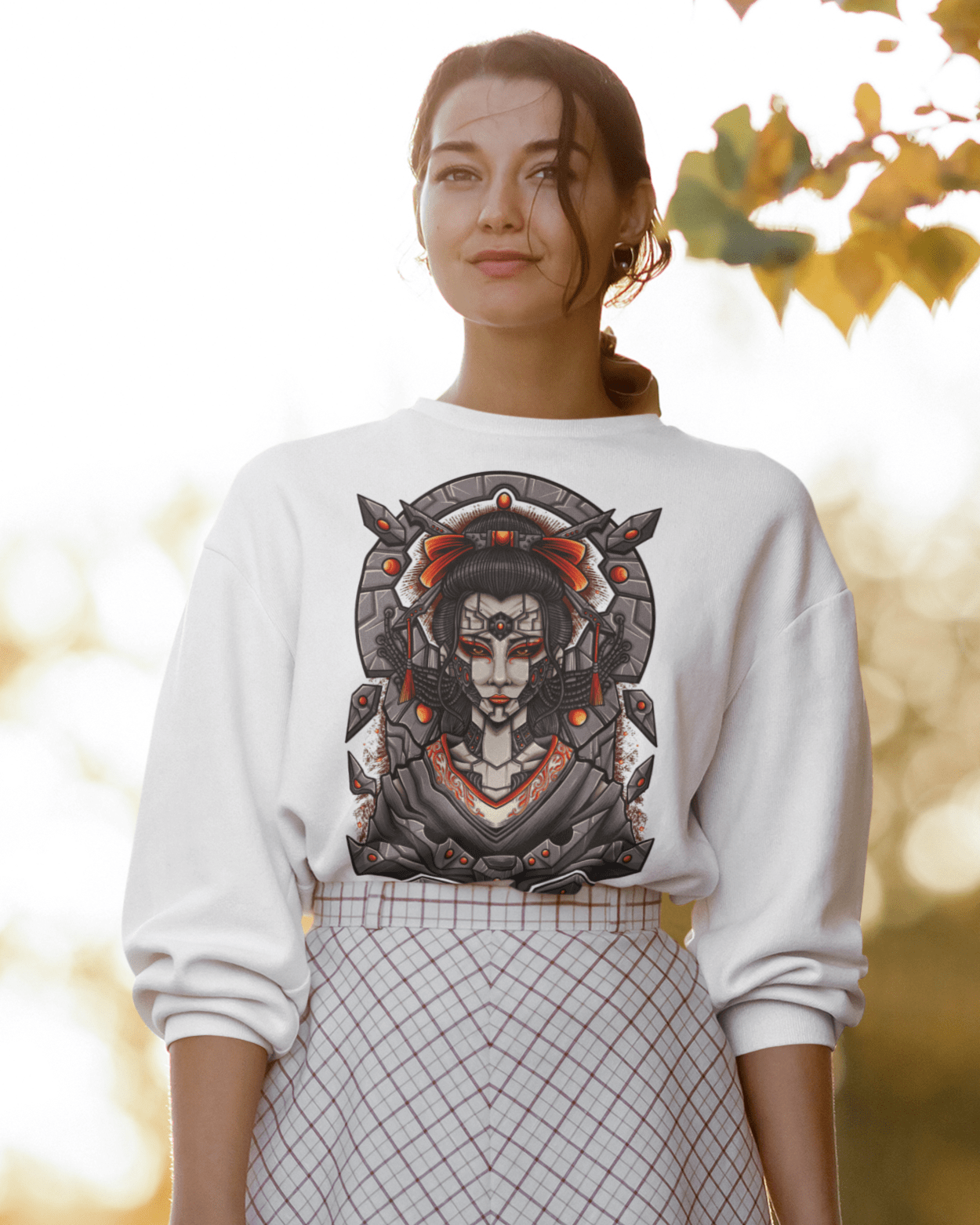 Cyber Geisha - Unisex Sweatshirt || TeeStitch Apparel - TeeStitch Apparel