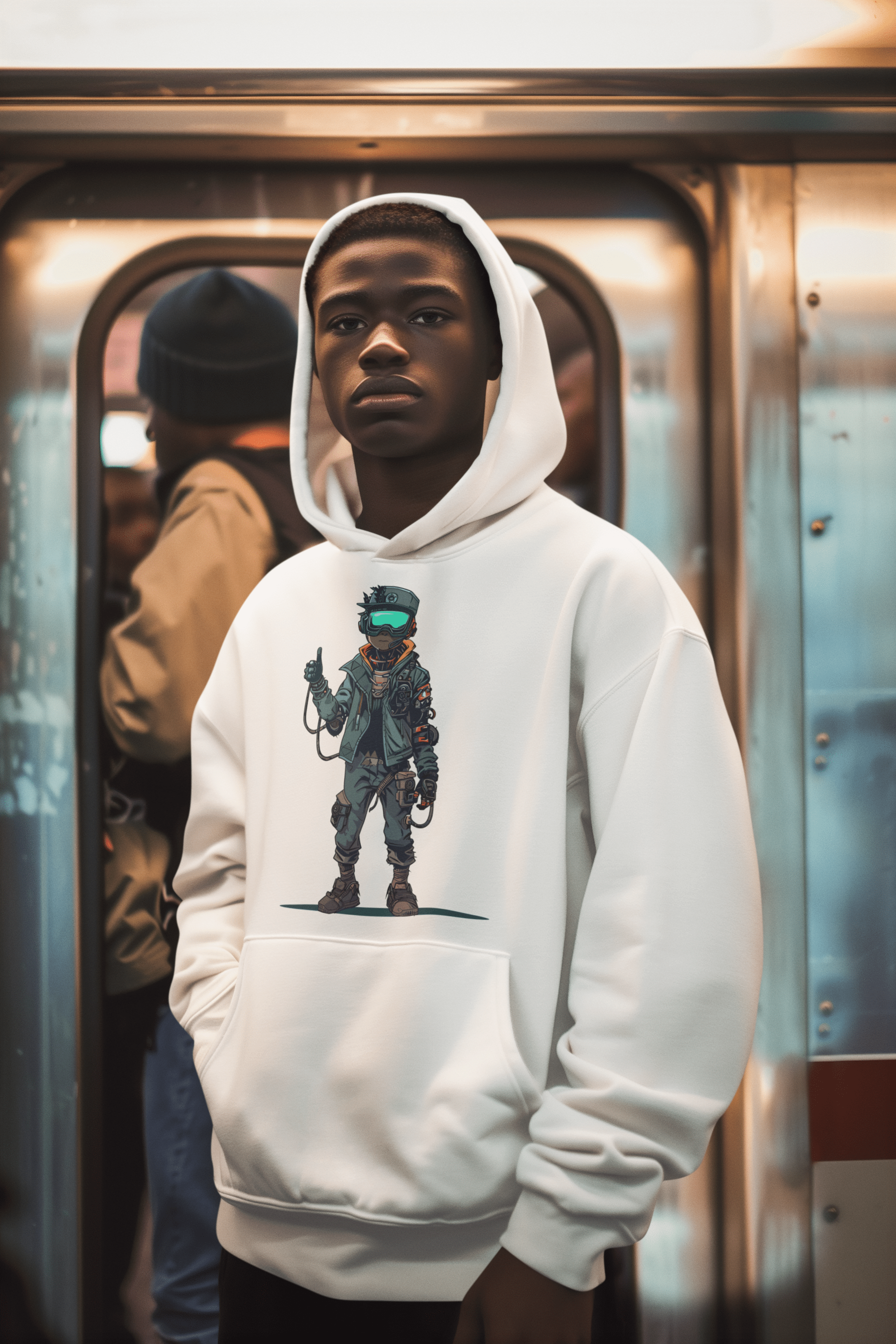 Cyber Soldier - Unisex Hoodie || TeeStitch Apparel Hoodie image