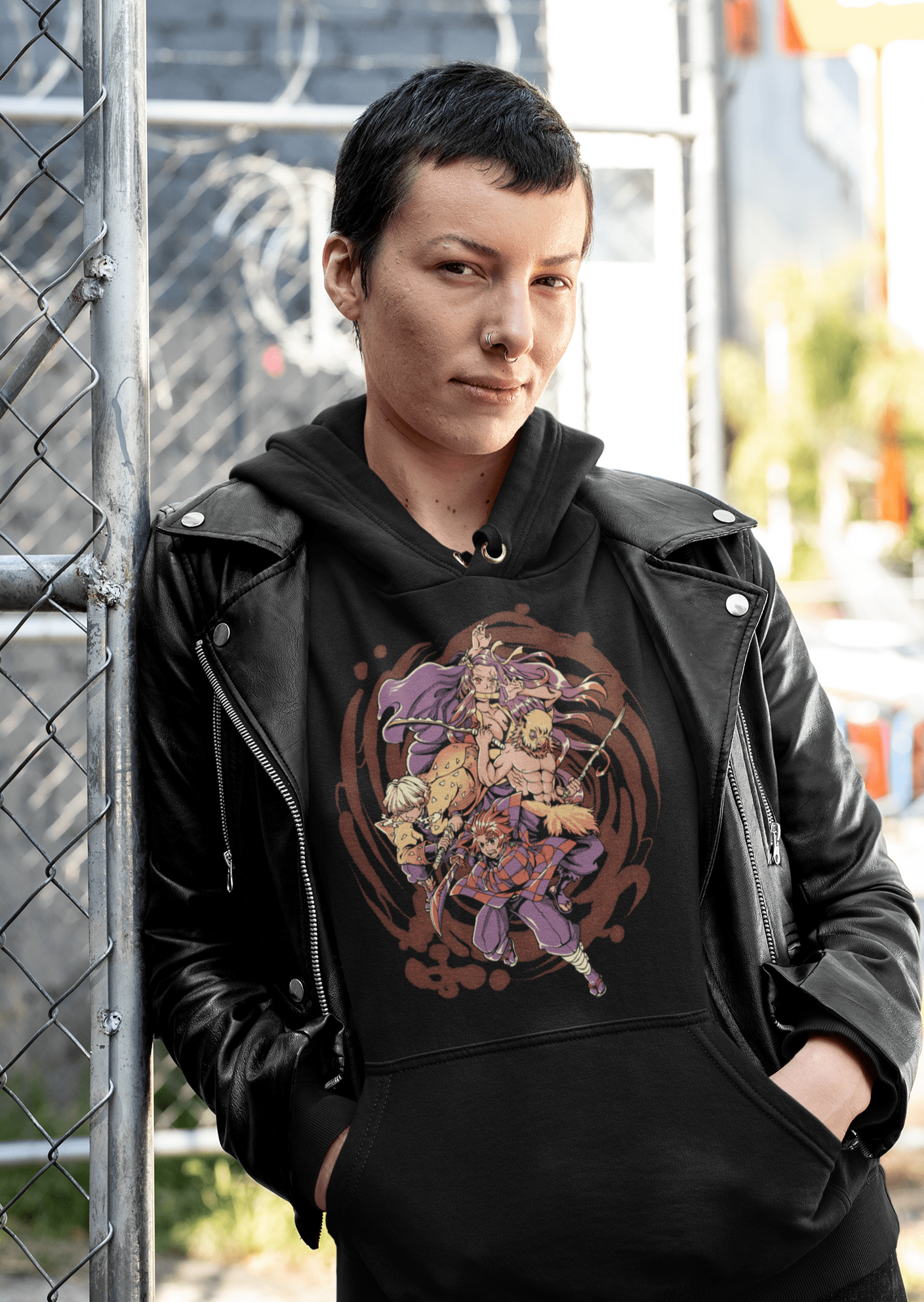 Demon Slayer - Unisex Hoodie || TeeStitch Apparel Hoodie image