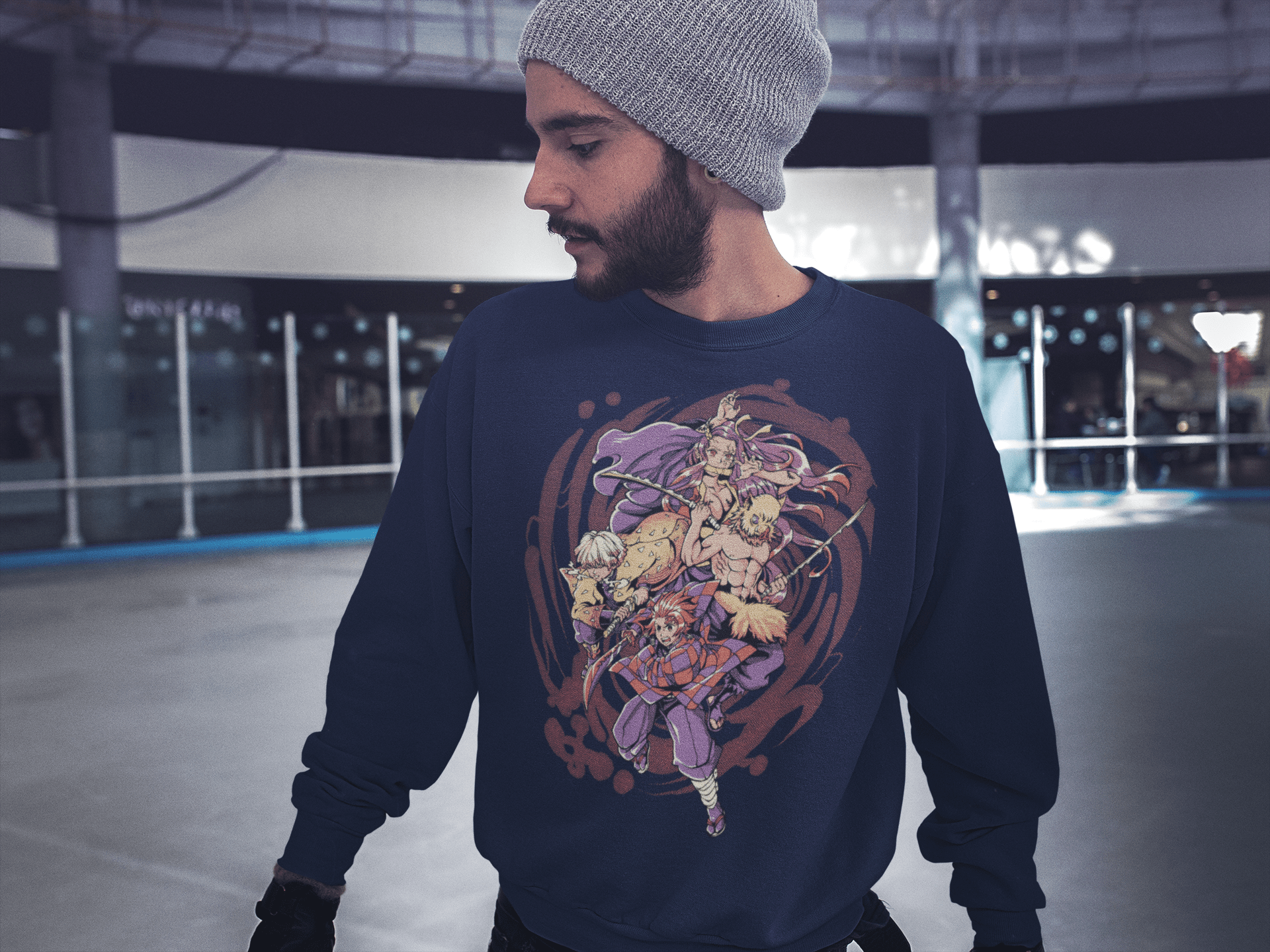 Demon Slayer - Unisex Sweatshirt || TeeStitch Apparel Sweatshirt image