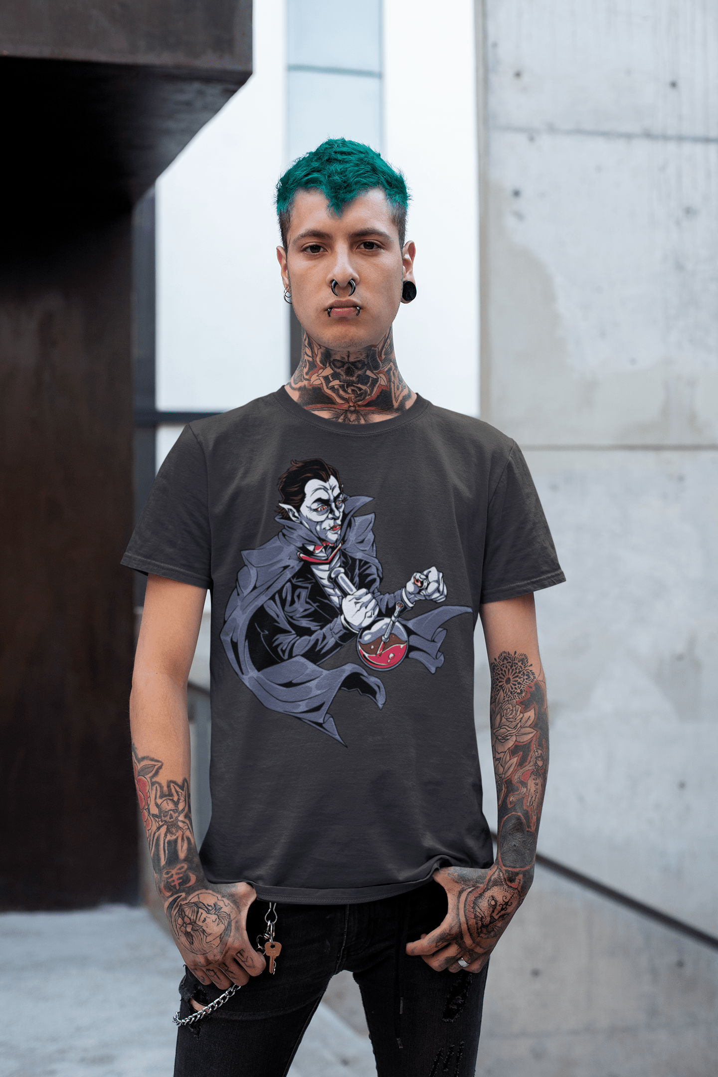 Dracuweed - Unisex T-Shirt || TeeStitch Apparel T-Shirt image