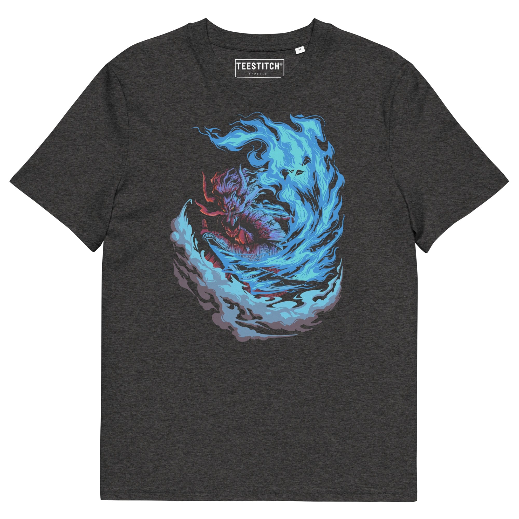 Dragon with Blue Fire - Unisex T-Shirt || TeeStitch Apparel - TeeStitch Apparel